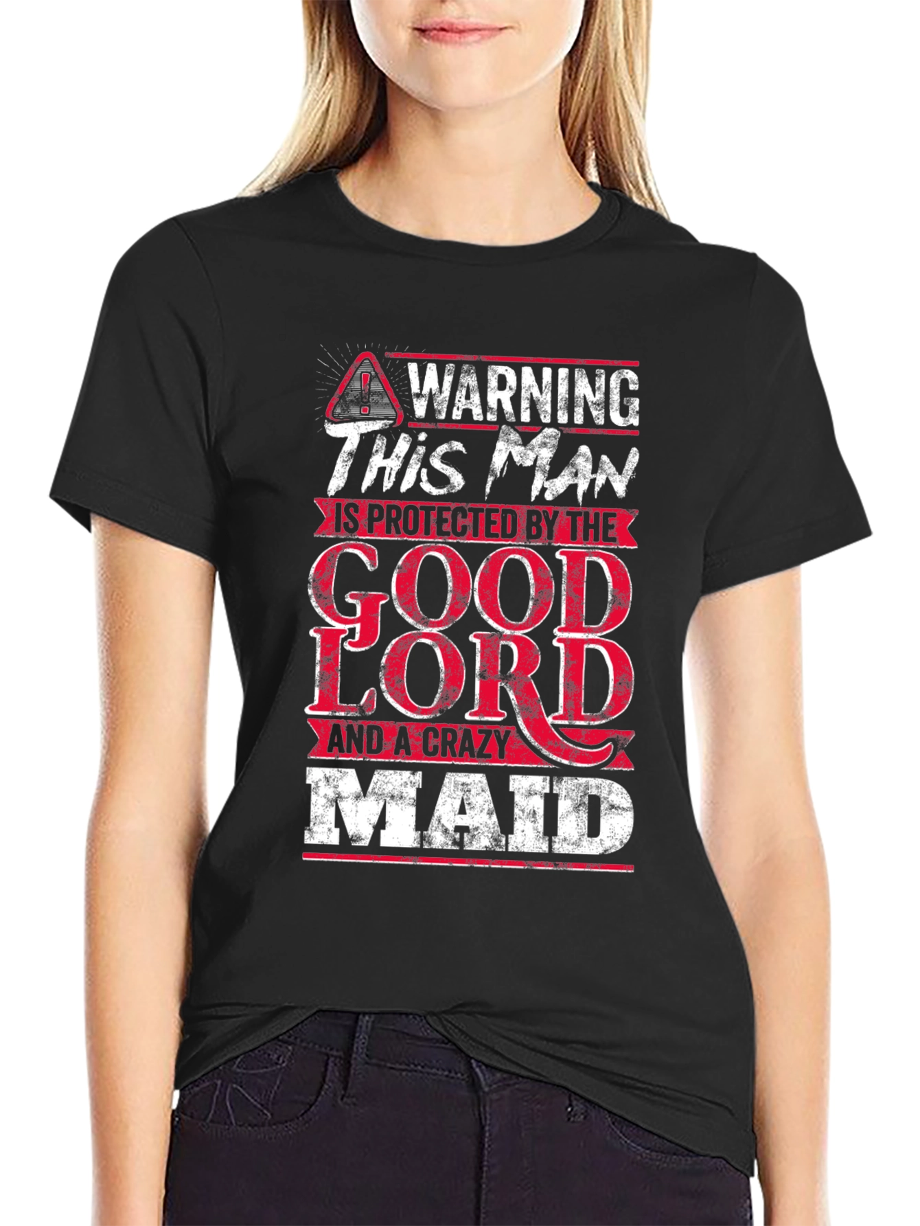 Warning This Man Is Protected T-Shirt