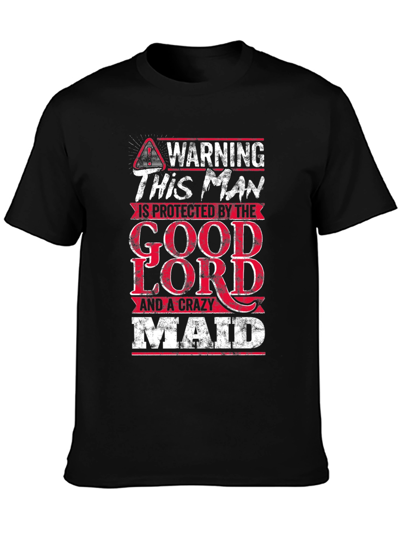 Warning This Man Is Protected T-Shirt