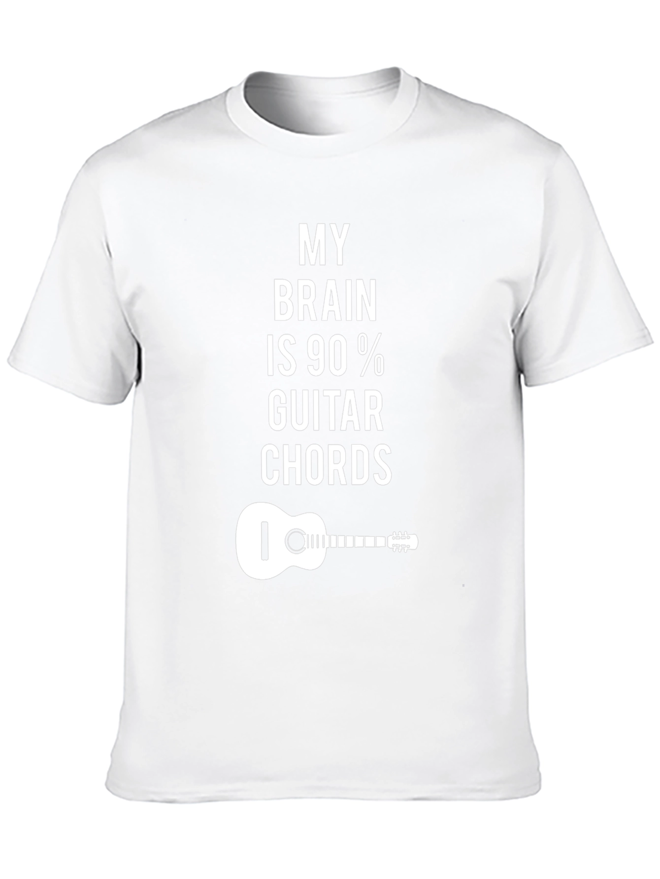 Guitar Chords Brain Tee - Musicians Statement Shirt