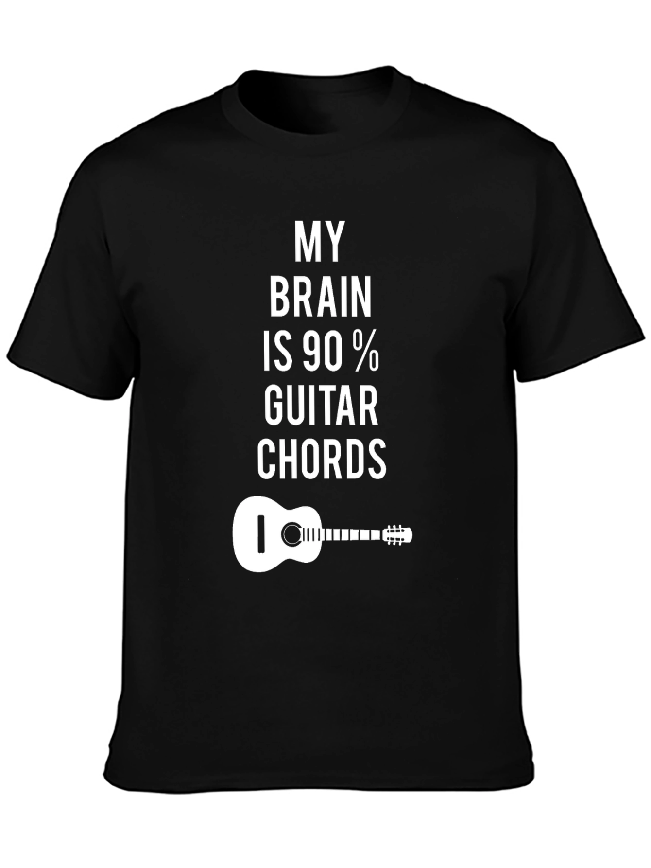 Guitar Chords Brain Tee - Musicians Statement Shirt