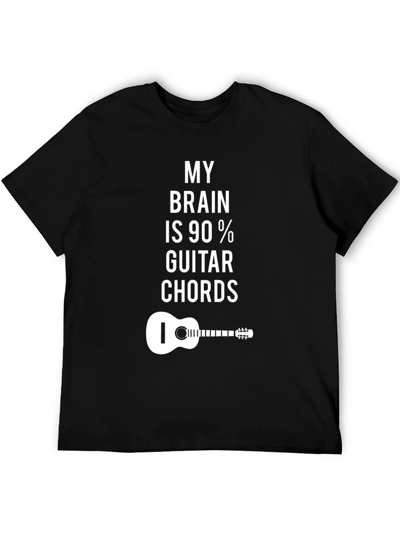 Guitar Chords Brain Tee - Musicians Statement Shirt