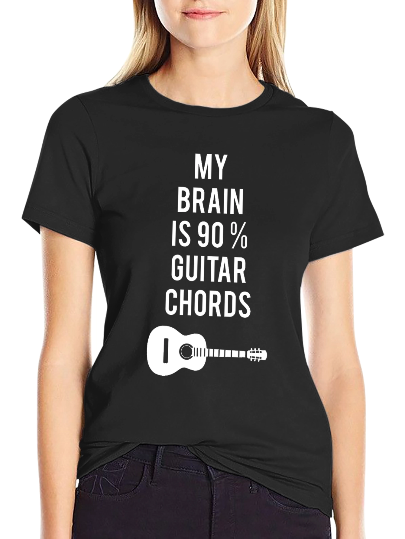 Guitar Chords Brain Tee - Musicians Statement Shirt