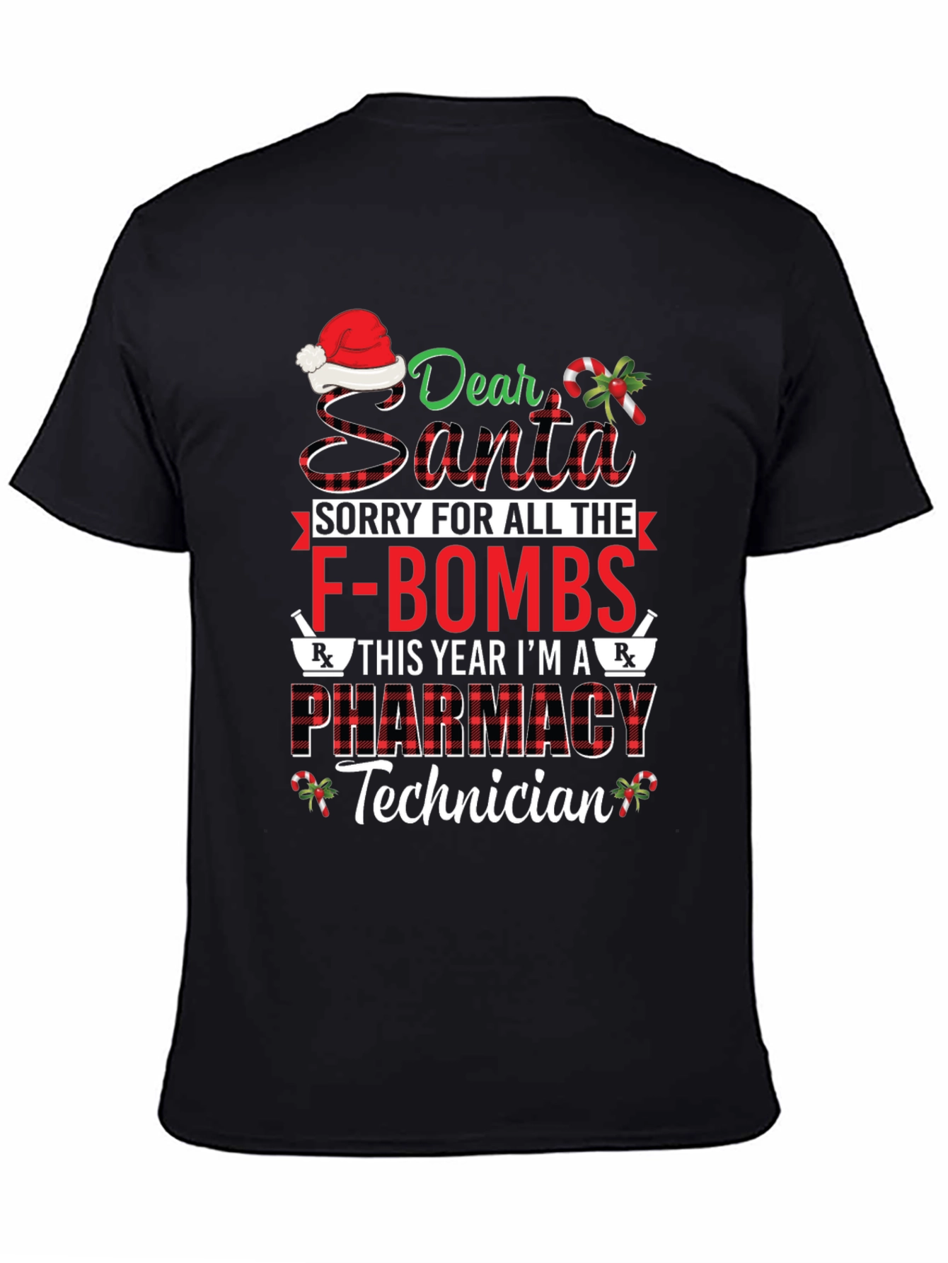 Funny Pharmacy Technician Christmas T-Shirt