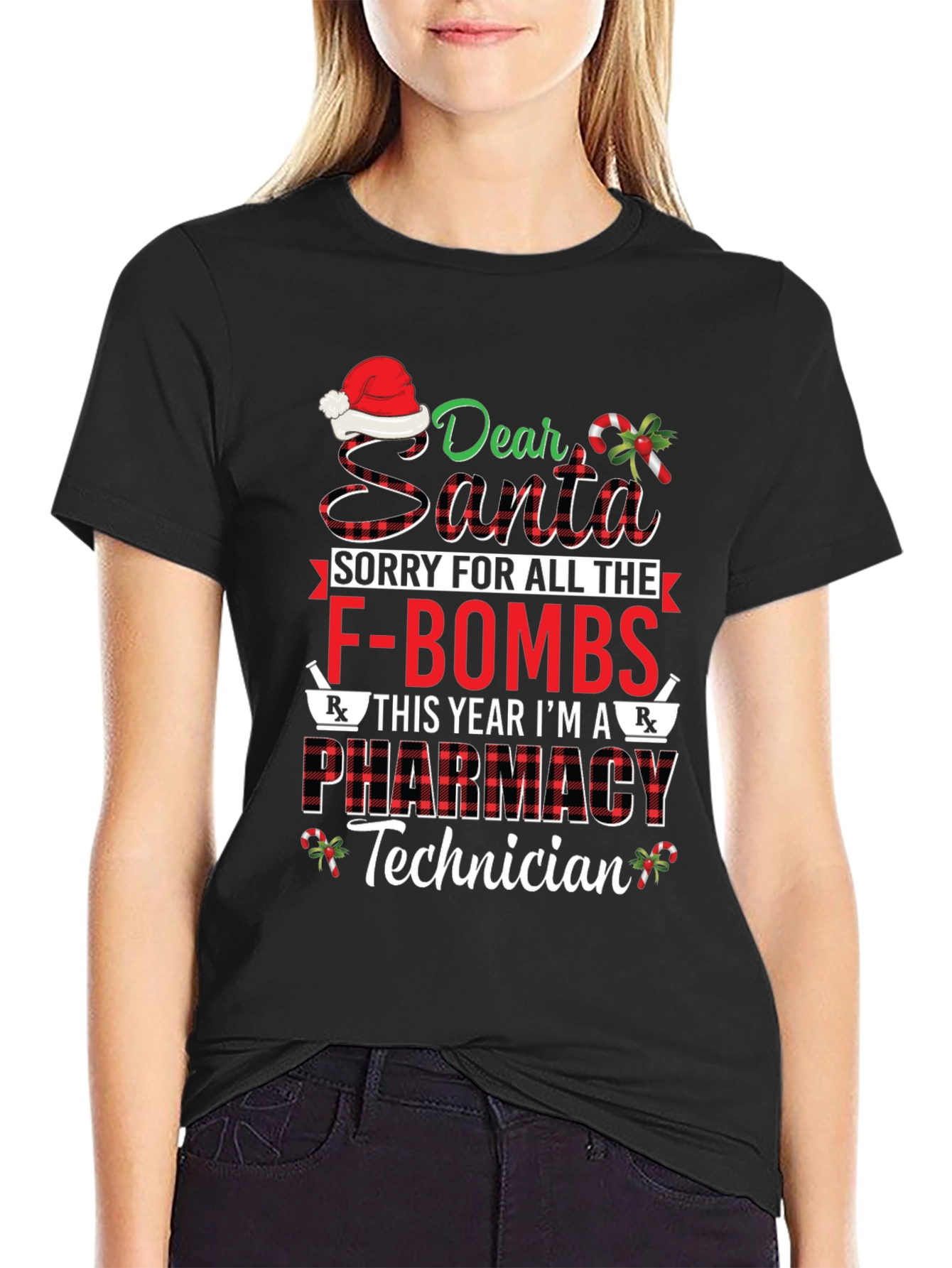 Funny Pharmacy Technician Christmas T-Shirt