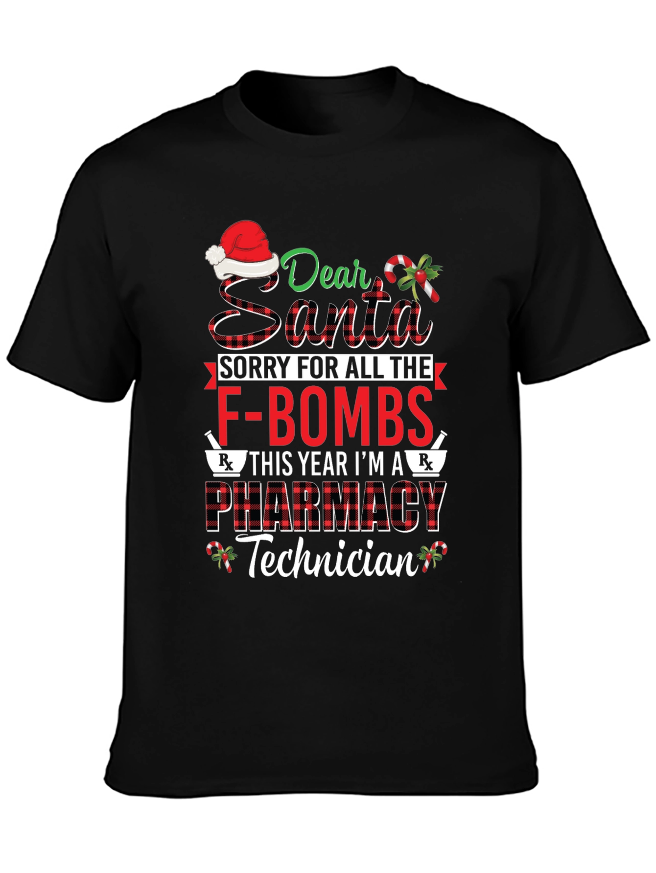 Funny Pharmacy Technician Christmas T-Shirt