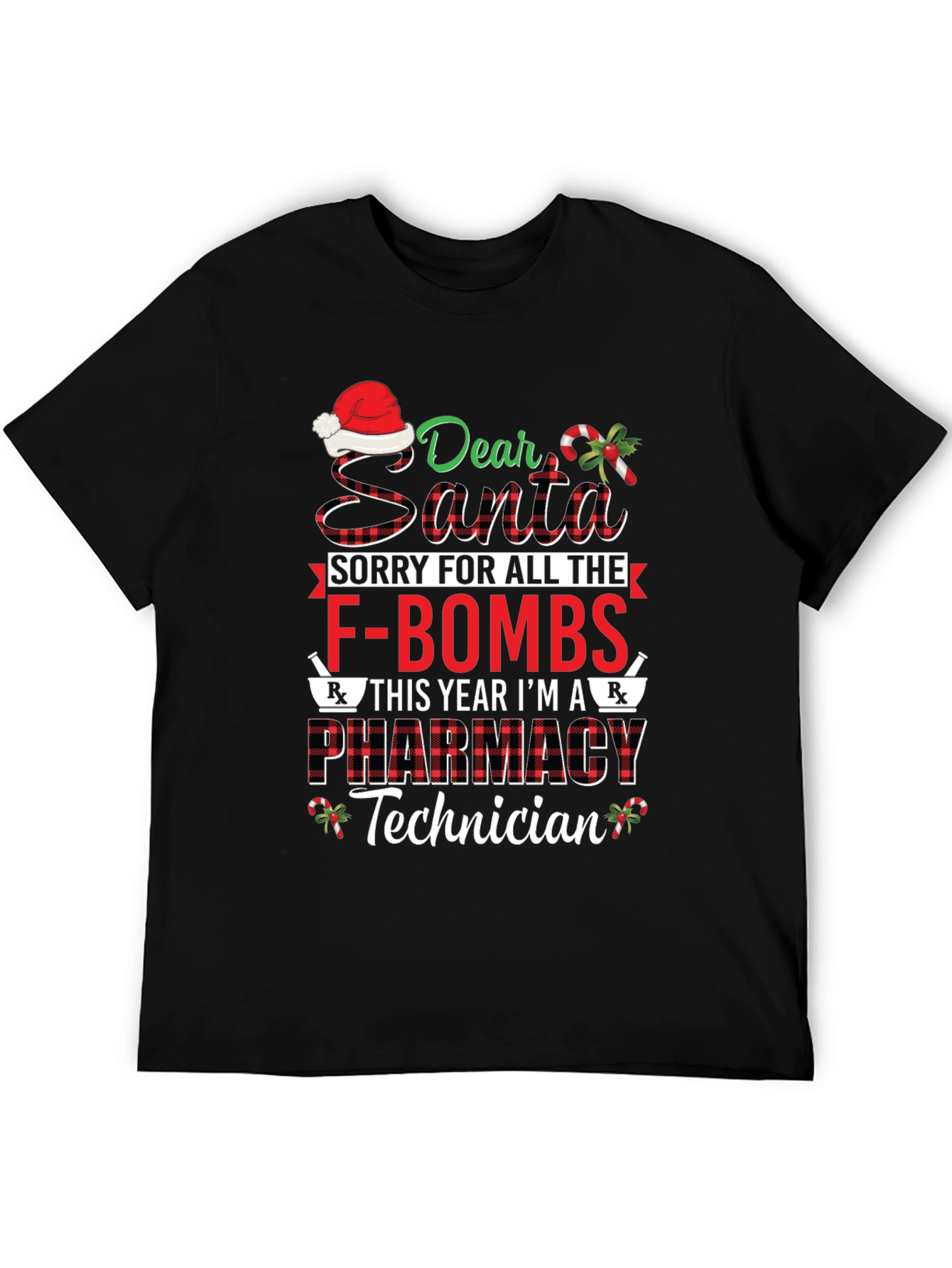 Funny Pharmacy Technician Christmas T-Shirt