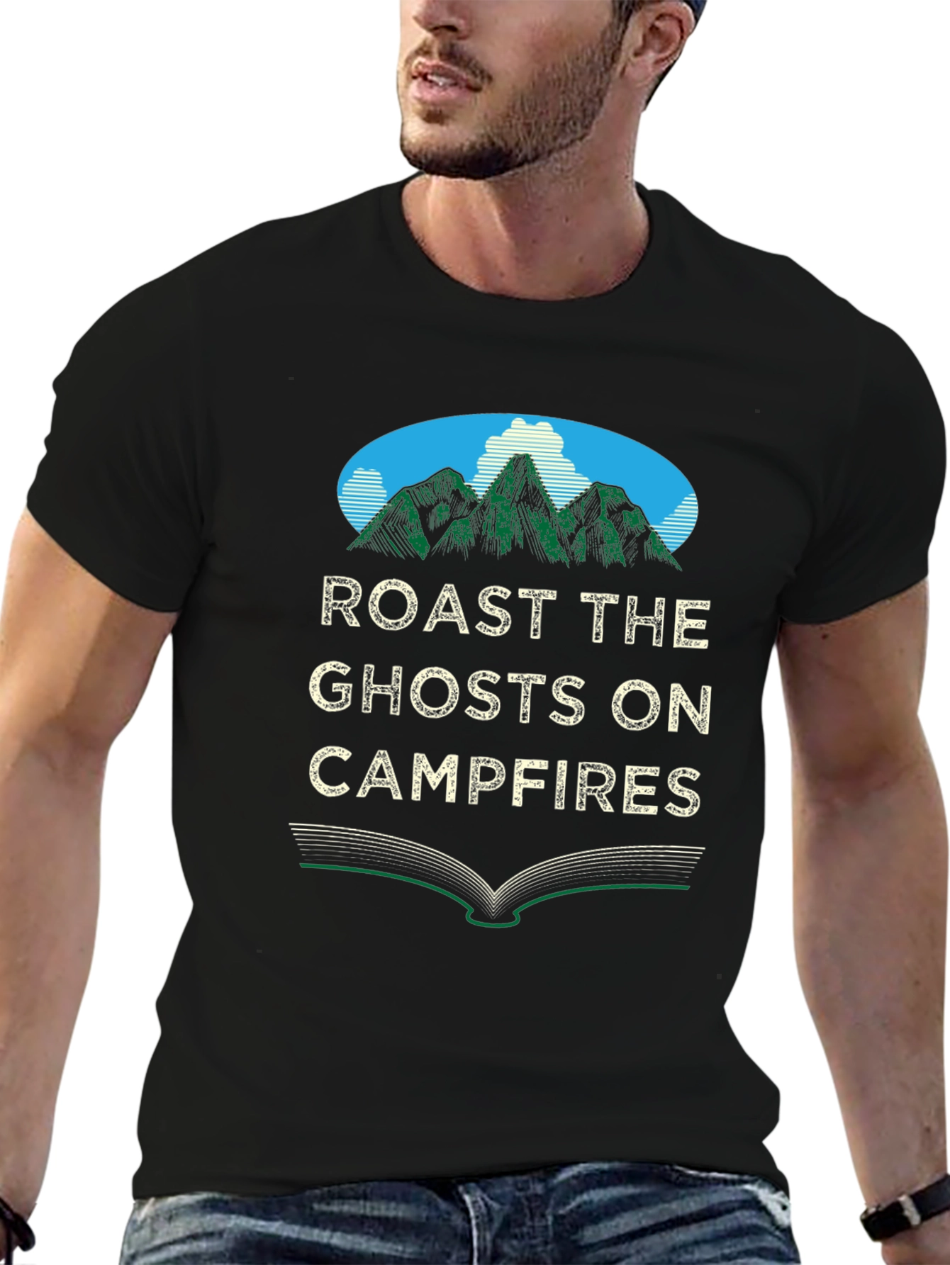 Roast The Ghosts On Campfires Graphic Tee