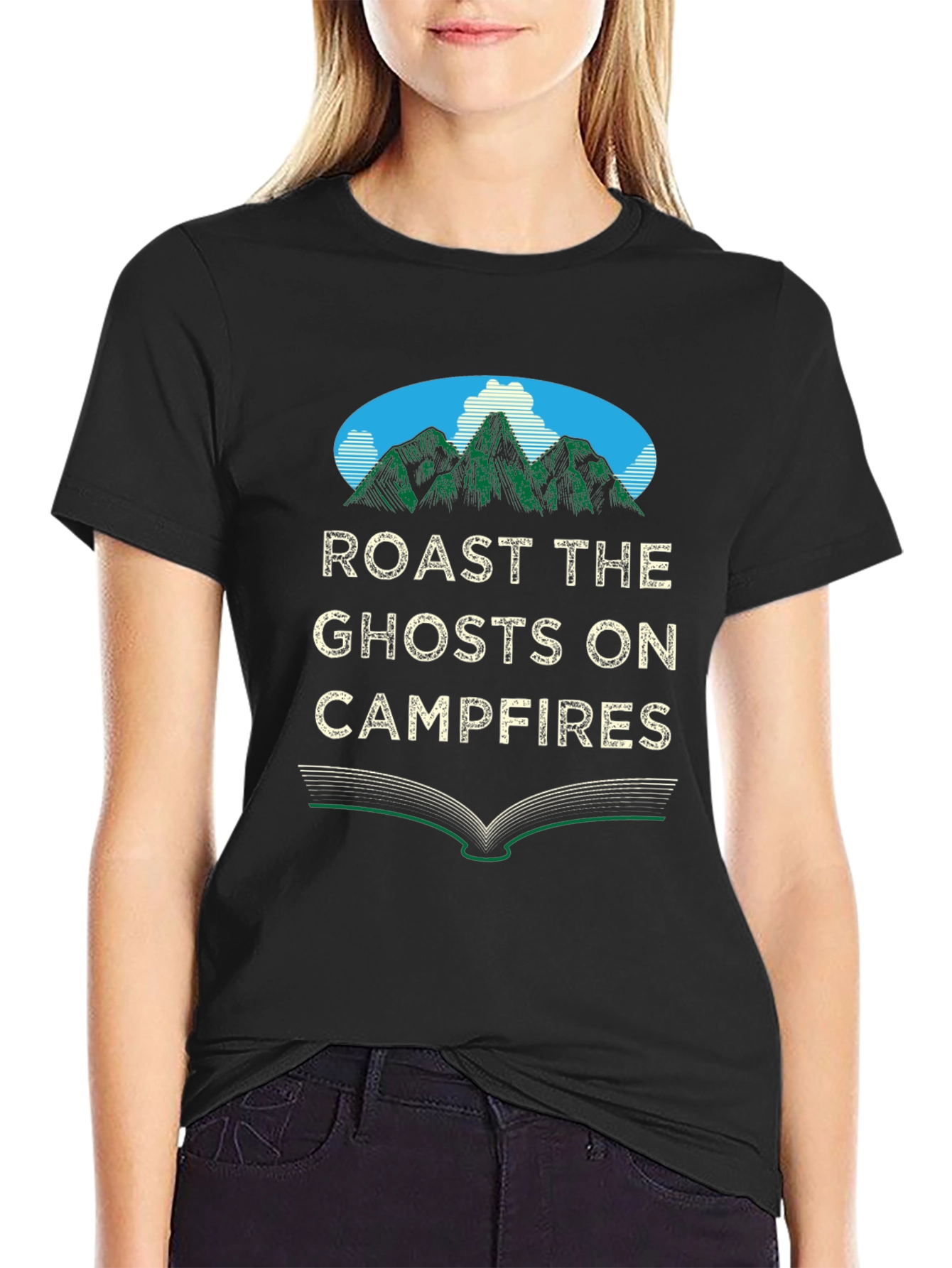 Roast The Ghosts On Campfires Graphic Tee