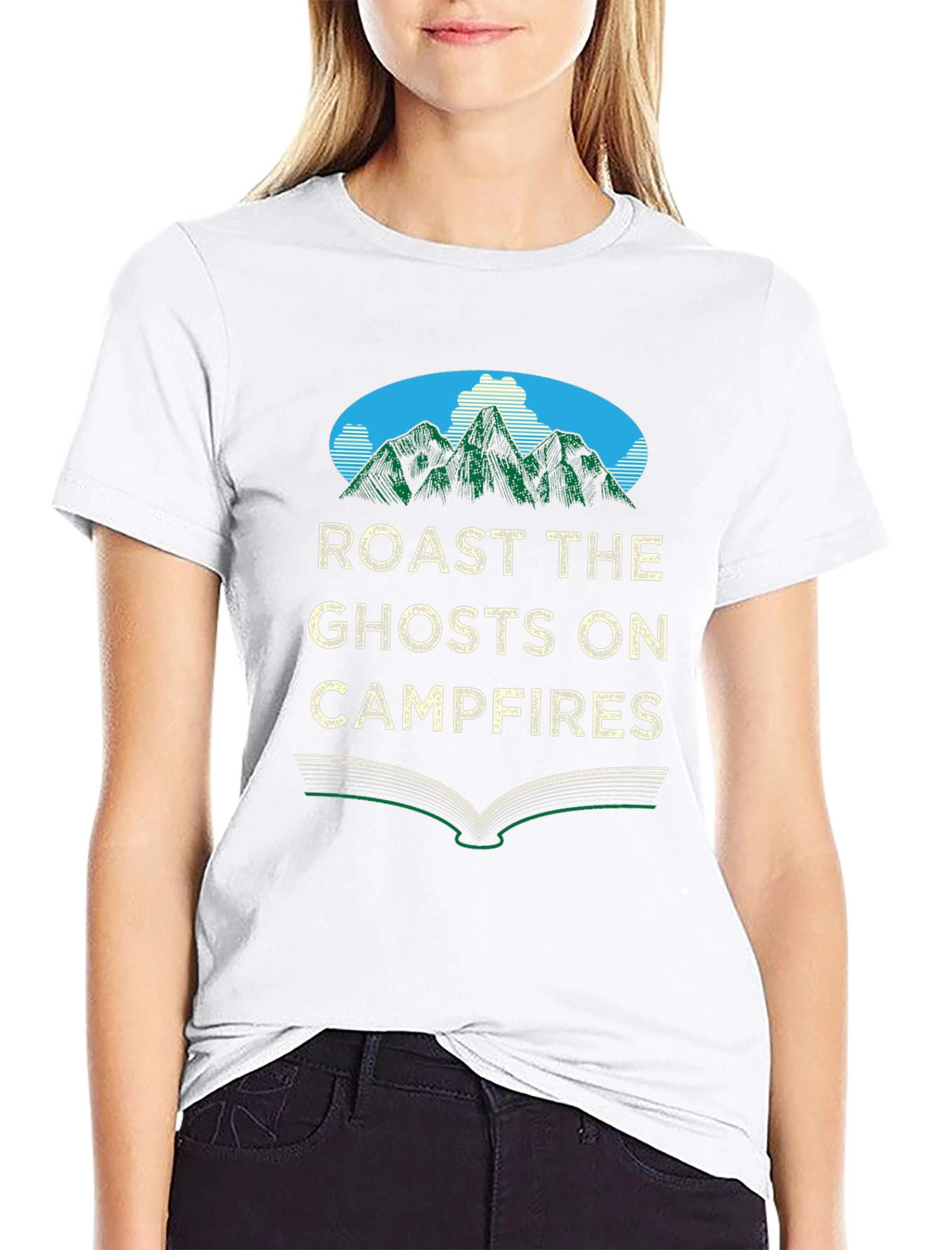Roast The Ghosts On Campfires Graphic Tee