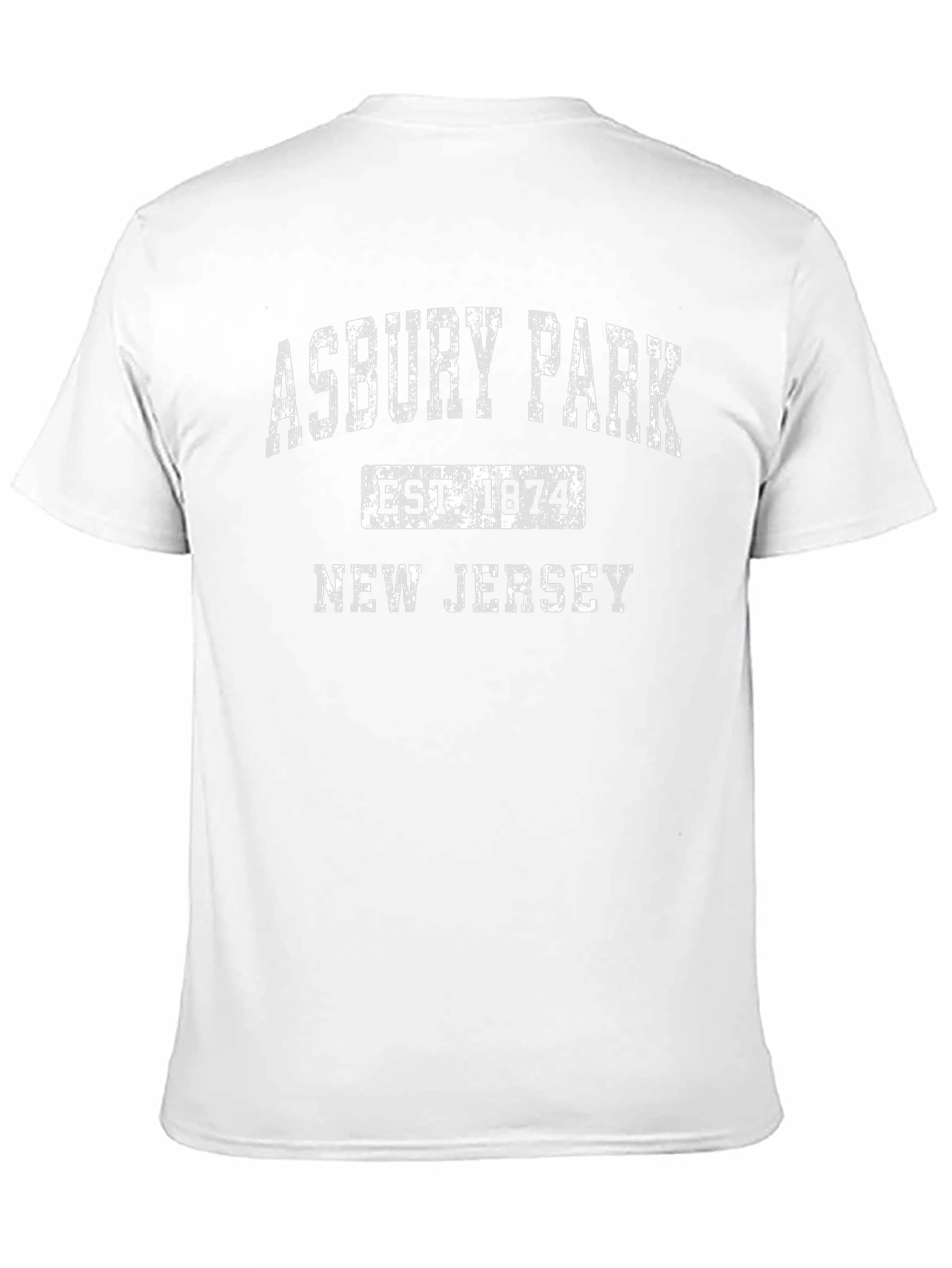 Asbury Park New Jersey EST 1874 Black T-Shirt