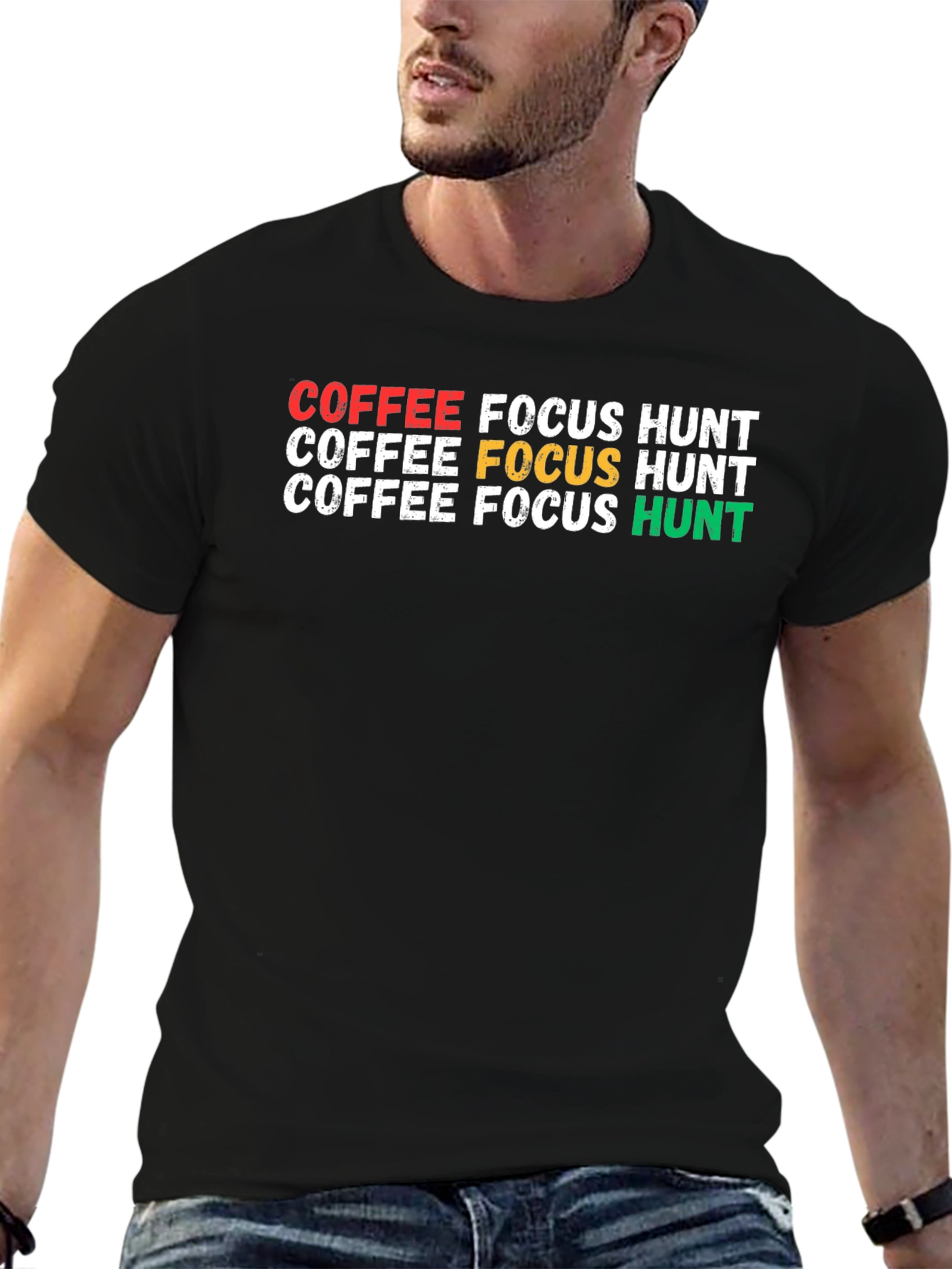 Coffee Focus Hunt Graphic Tee - Hunting Season