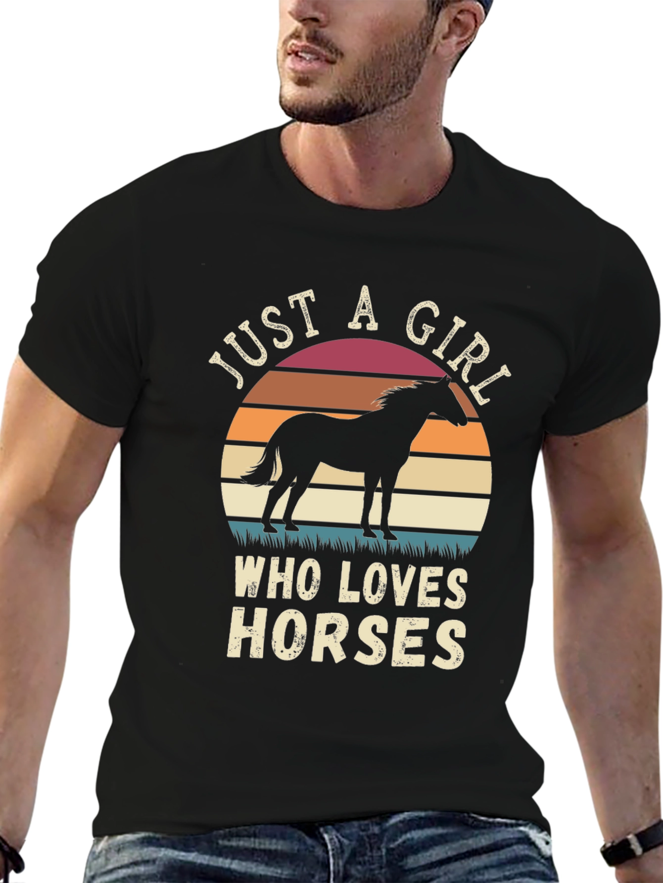 Just A Girl Who Loves Horses T-Shirt