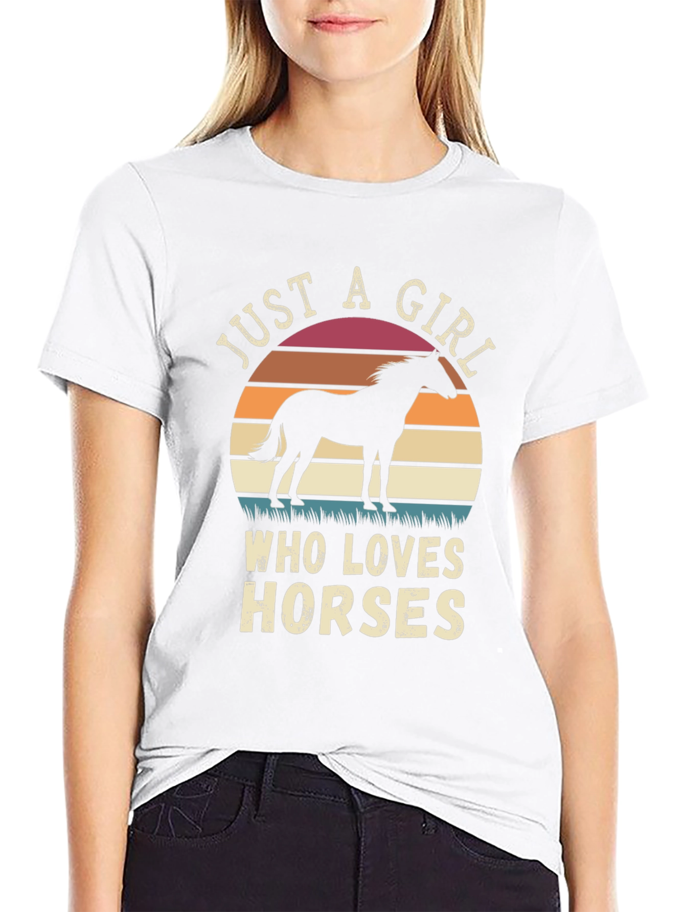 Just A Girl Who Loves Horses T-Shirt
