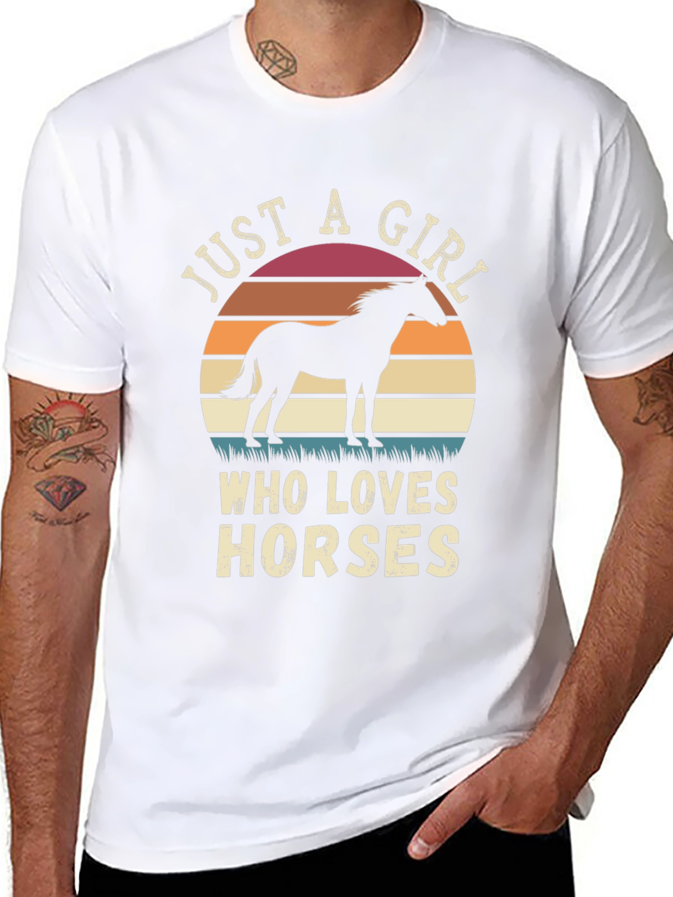 Just A Girl Who Loves Horses T-Shirt