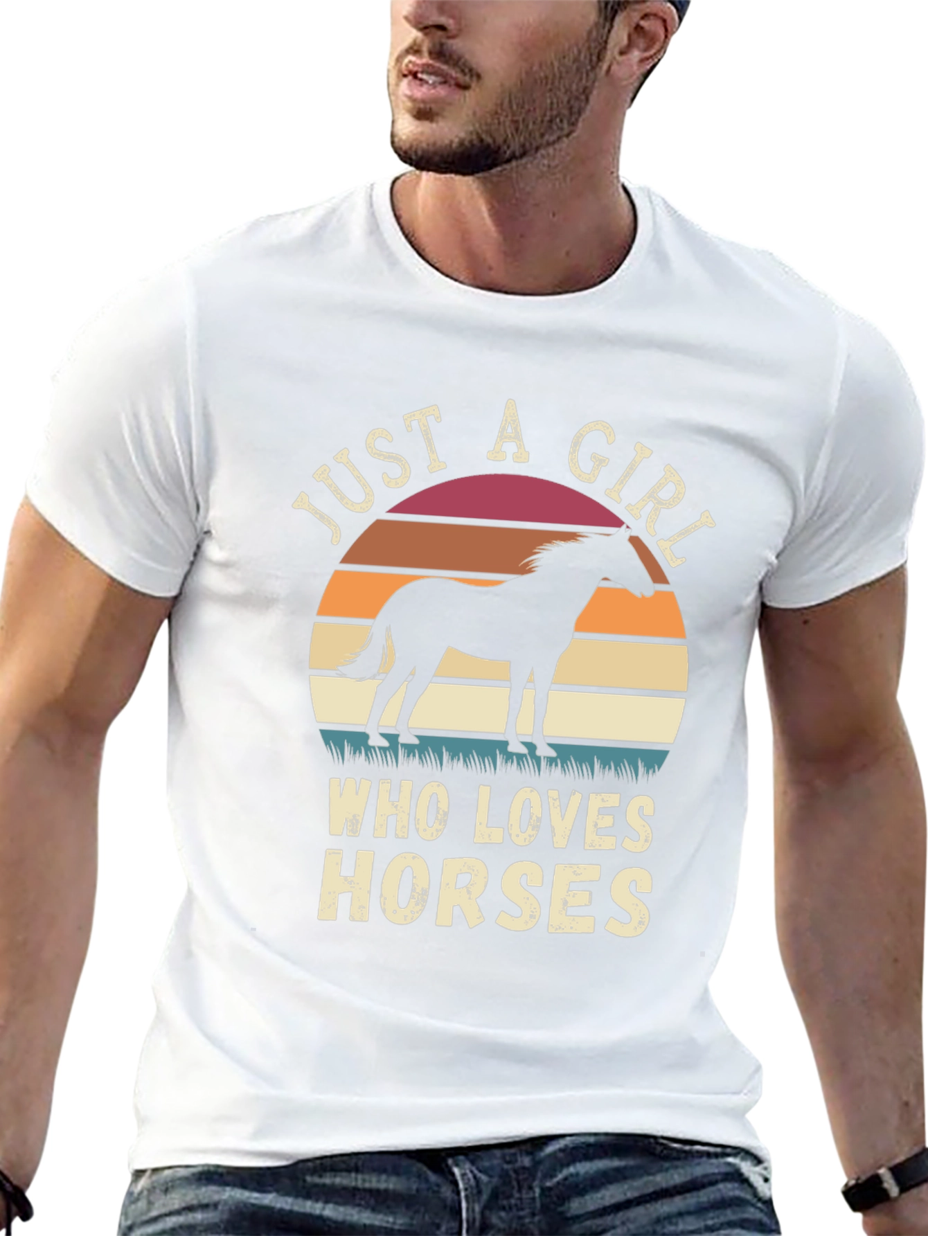 Just A Girl Who Loves Horses T-Shirt
