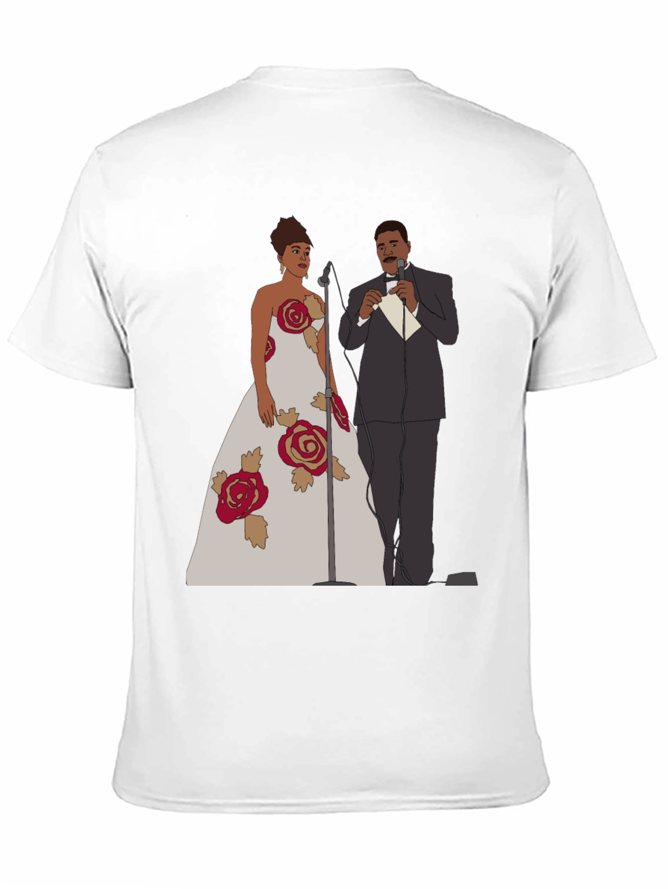Rose Gown Cartoon T-Shirt