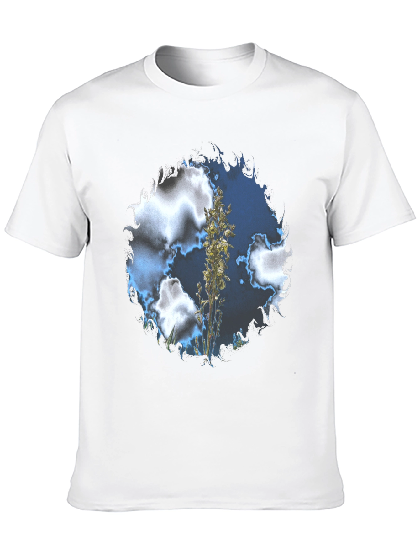 Sky High T-Shirt - Black Cotton Blend Tee