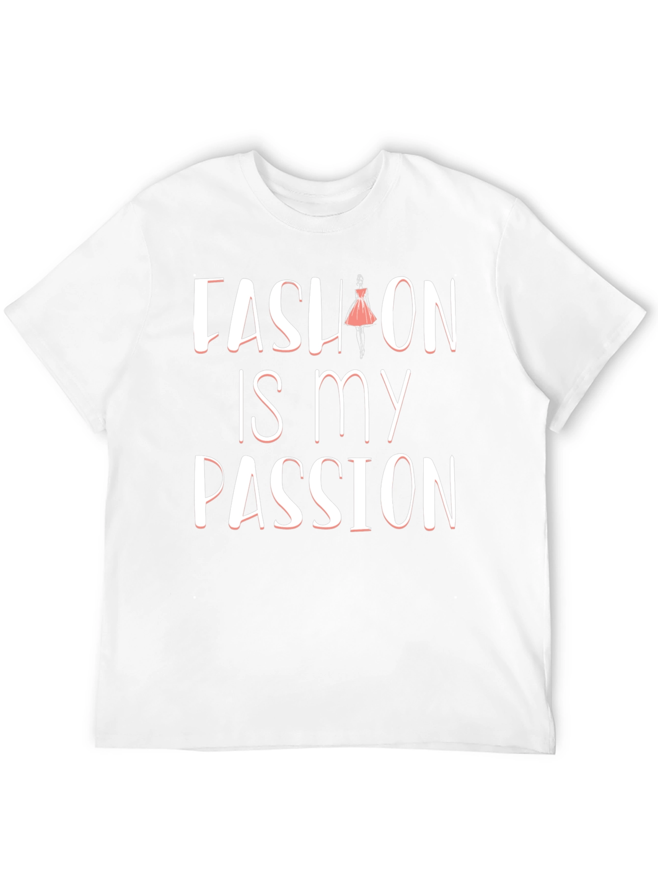 Fashion Is My Passion Graphic Tee - Black Cotton