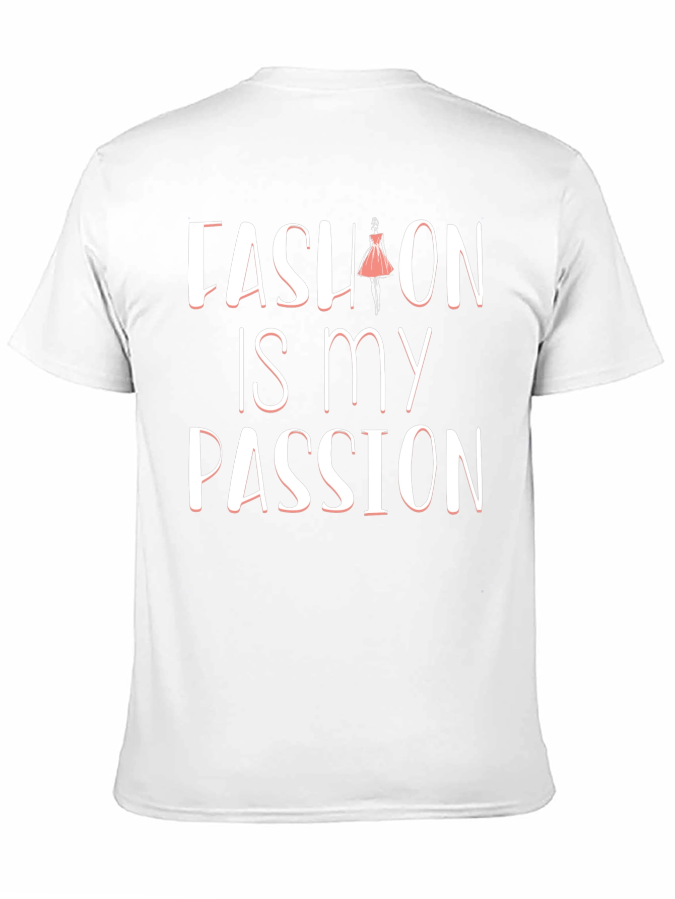 Fashion Is My Passion Graphic Tee - Black Cotton