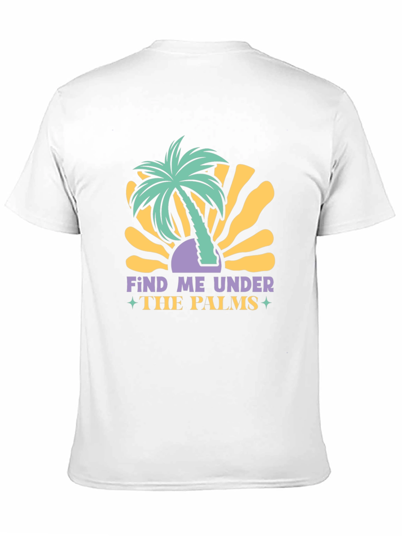 Tropical Palm Tree Graphic T-Shirt
