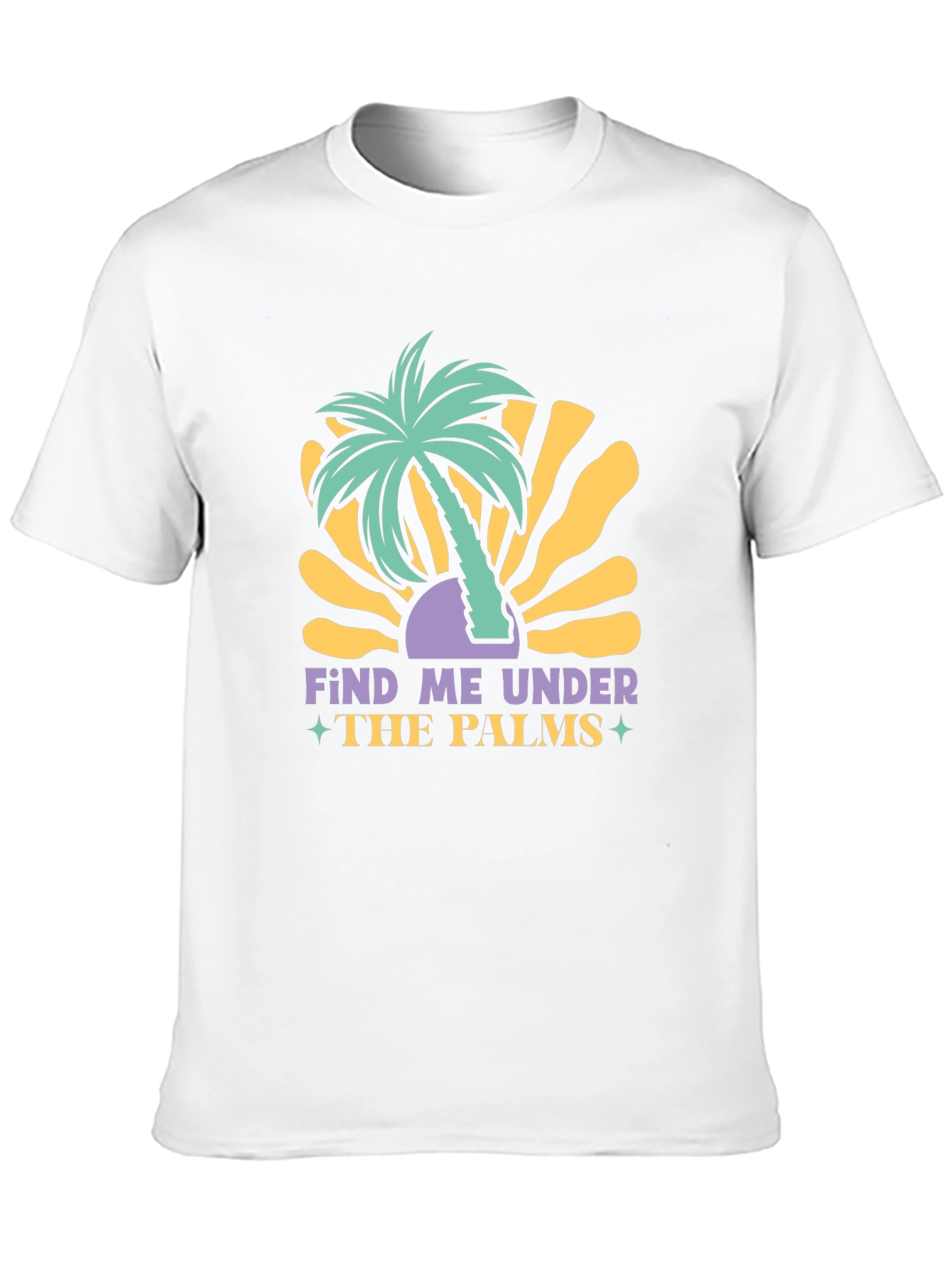 Tropical Palm Tree Graphic T-Shirt