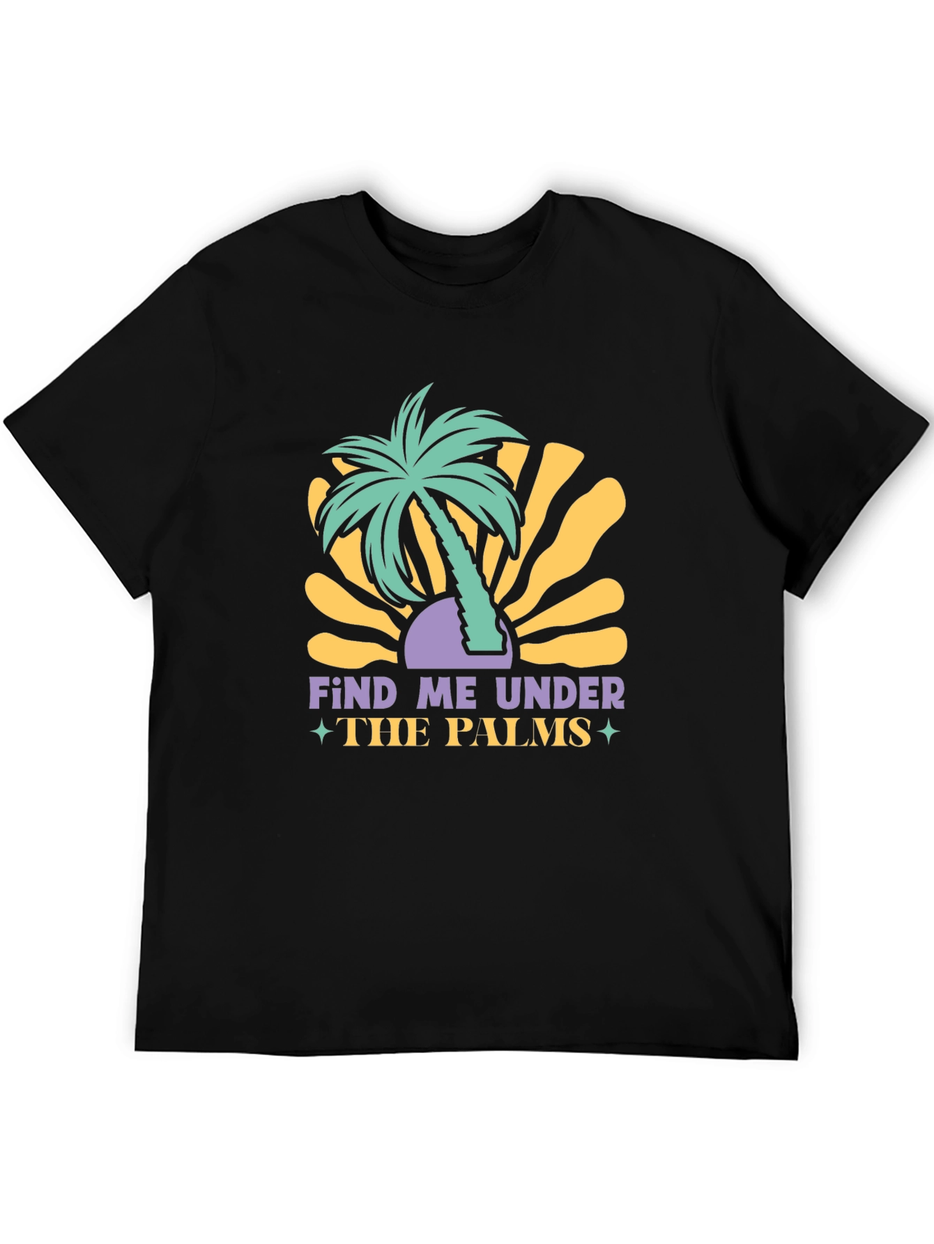 Tropical Palm Tree Graphic T-Shirt