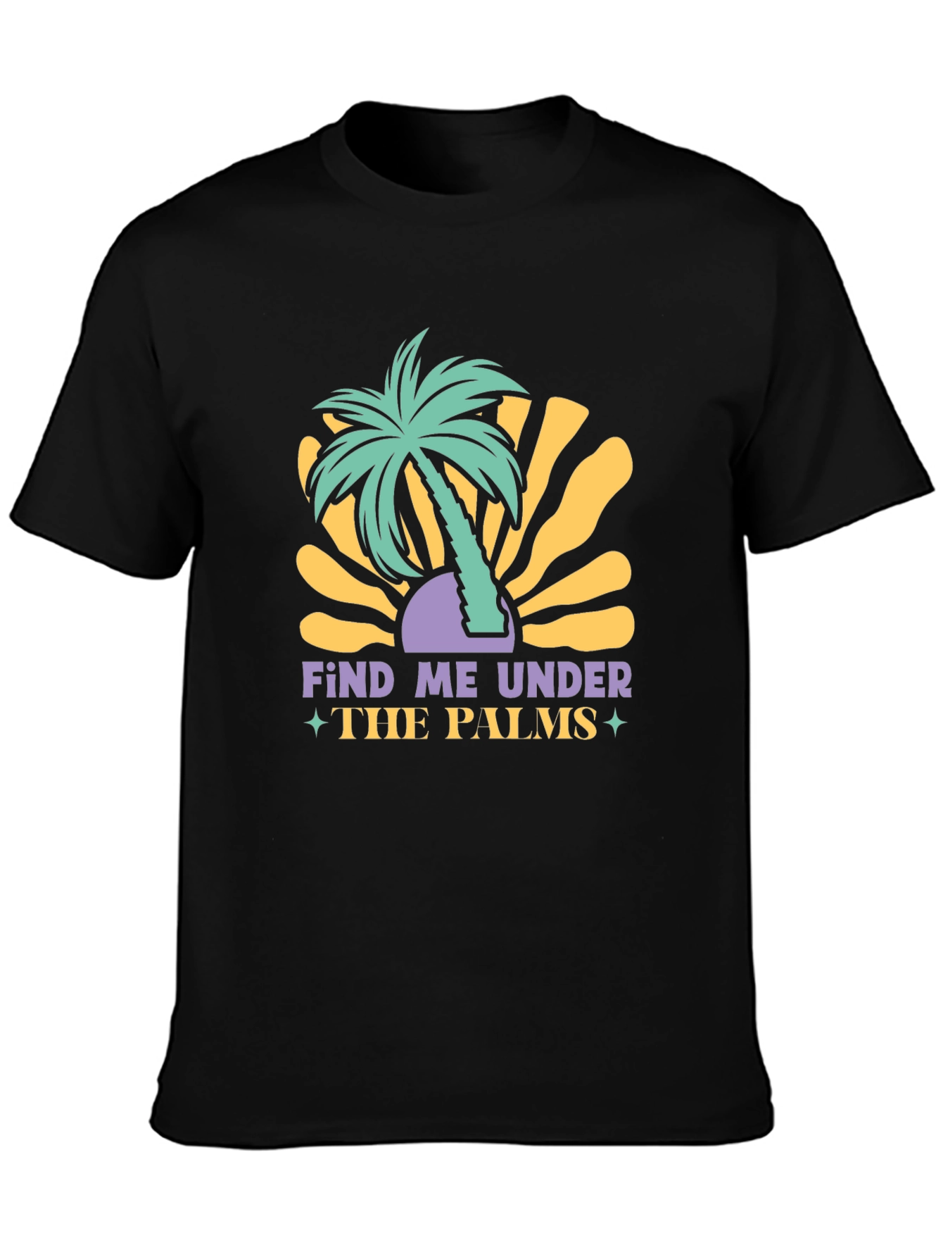 Tropical Palm Tree Graphic T-Shirt