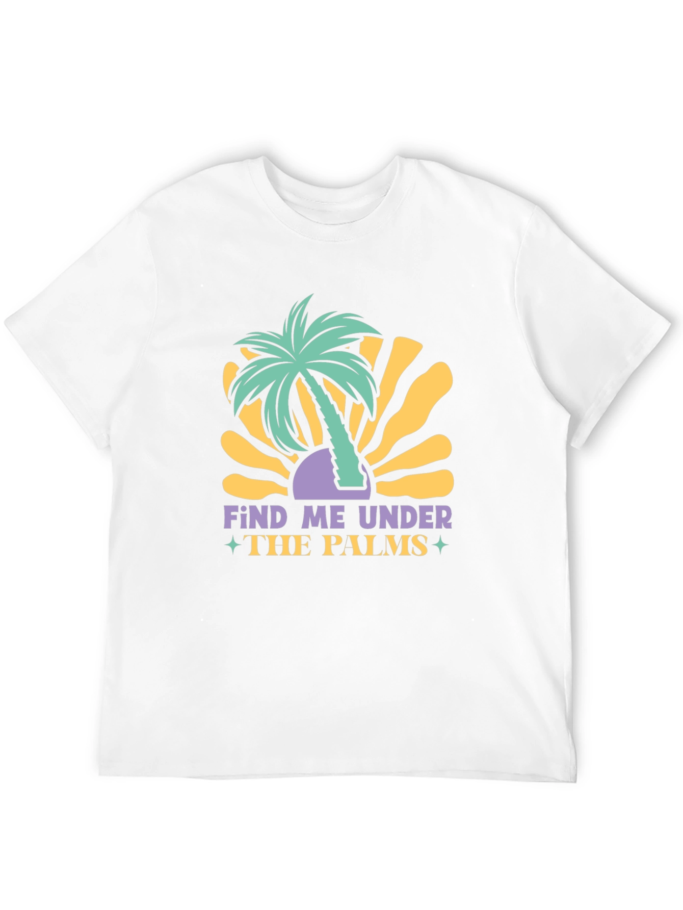 Tropical Palm Tree Graphic T-Shirt