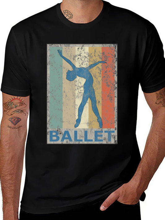 Vintage Ballet Dancer Graphic T-Shirt