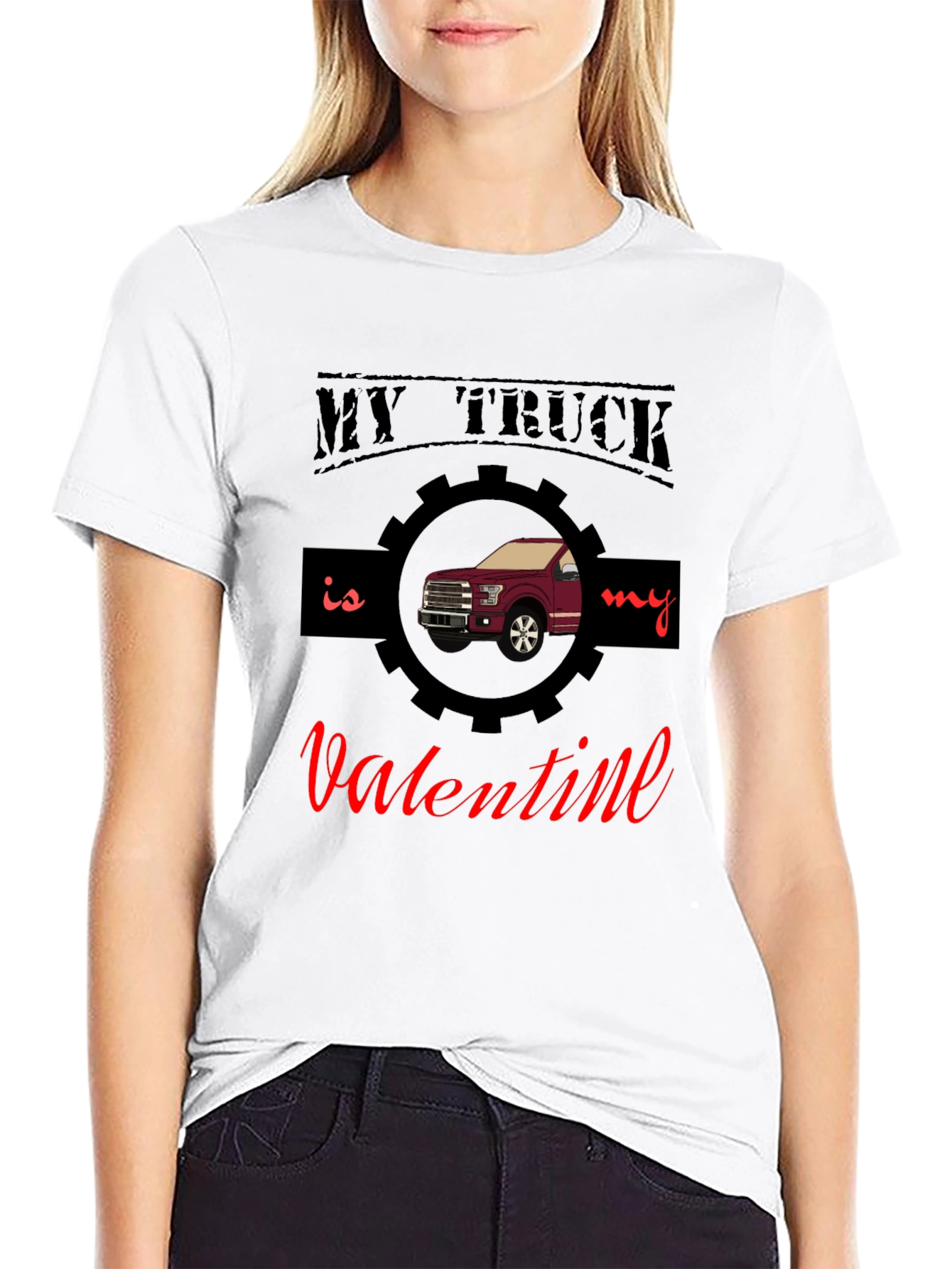 My Truck is My Valentine Graphic Tee