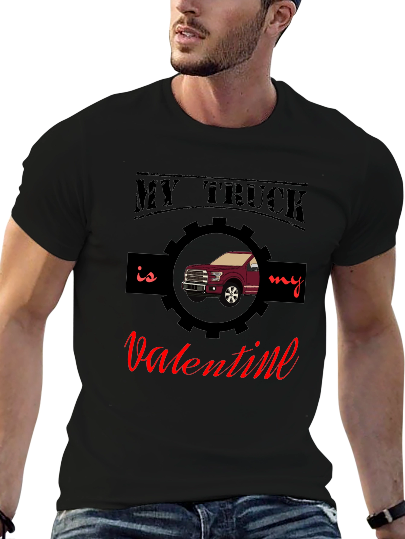 My Truck is My Valentine Graphic Tee
