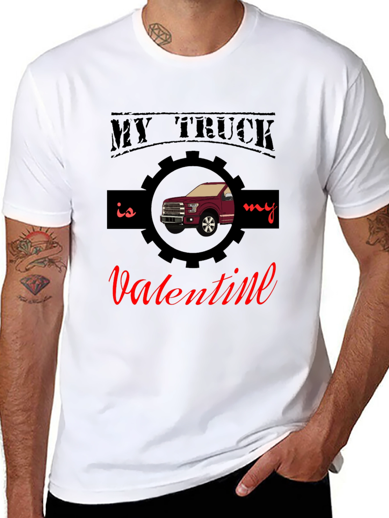 My Truck is My Valentine Graphic Tee