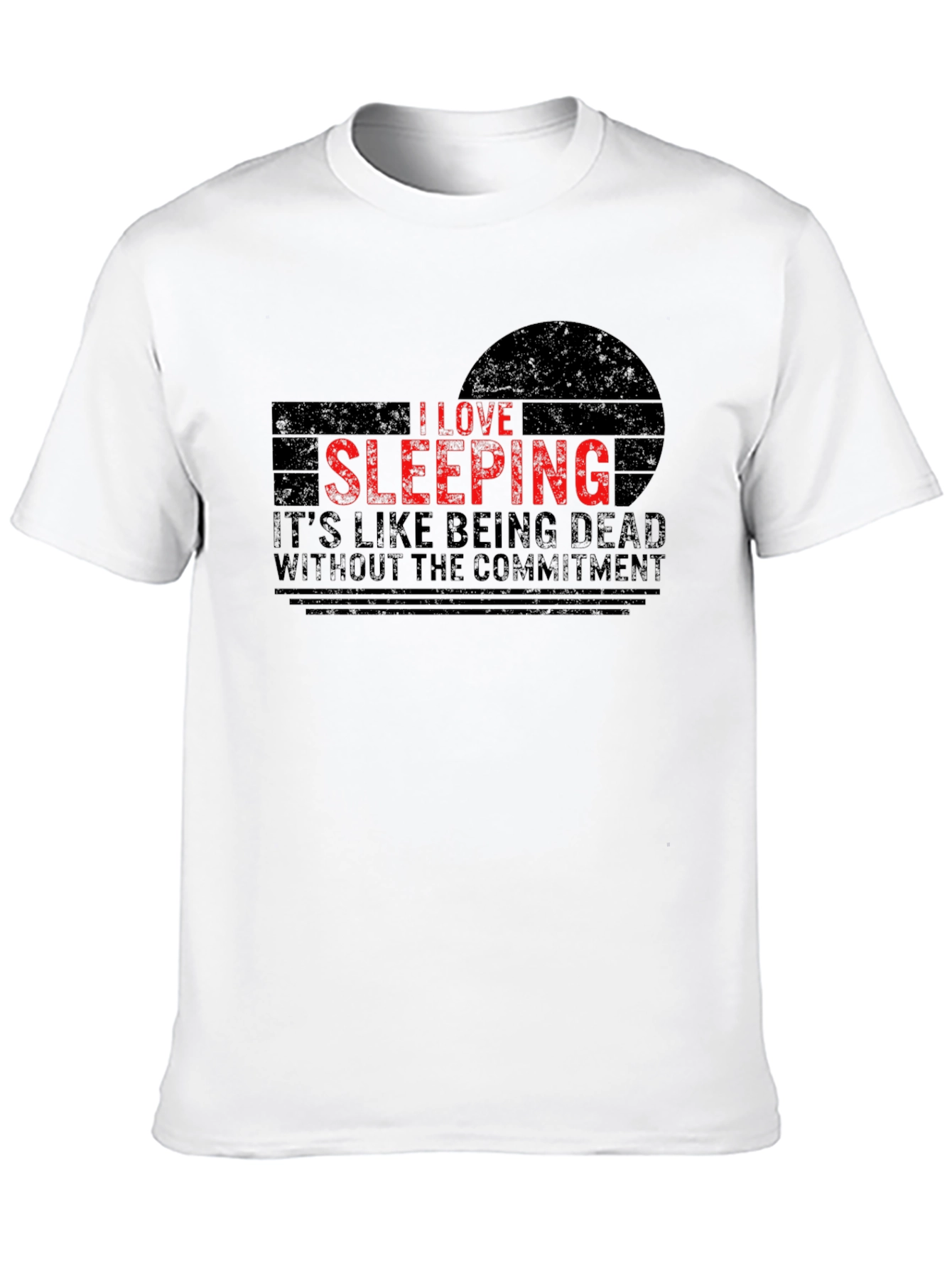 I Love Sleeping T-Shirt - Funny Graphic Tee
