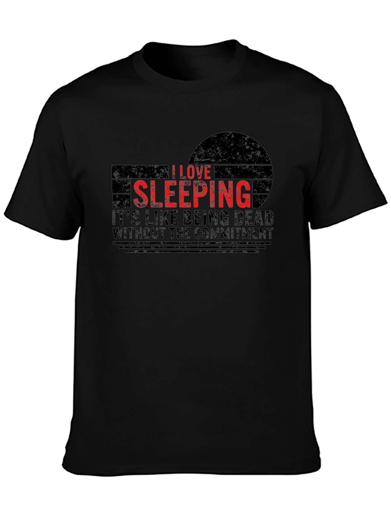 I Love Sleeping T-Shirt - Funny Graphic Tee