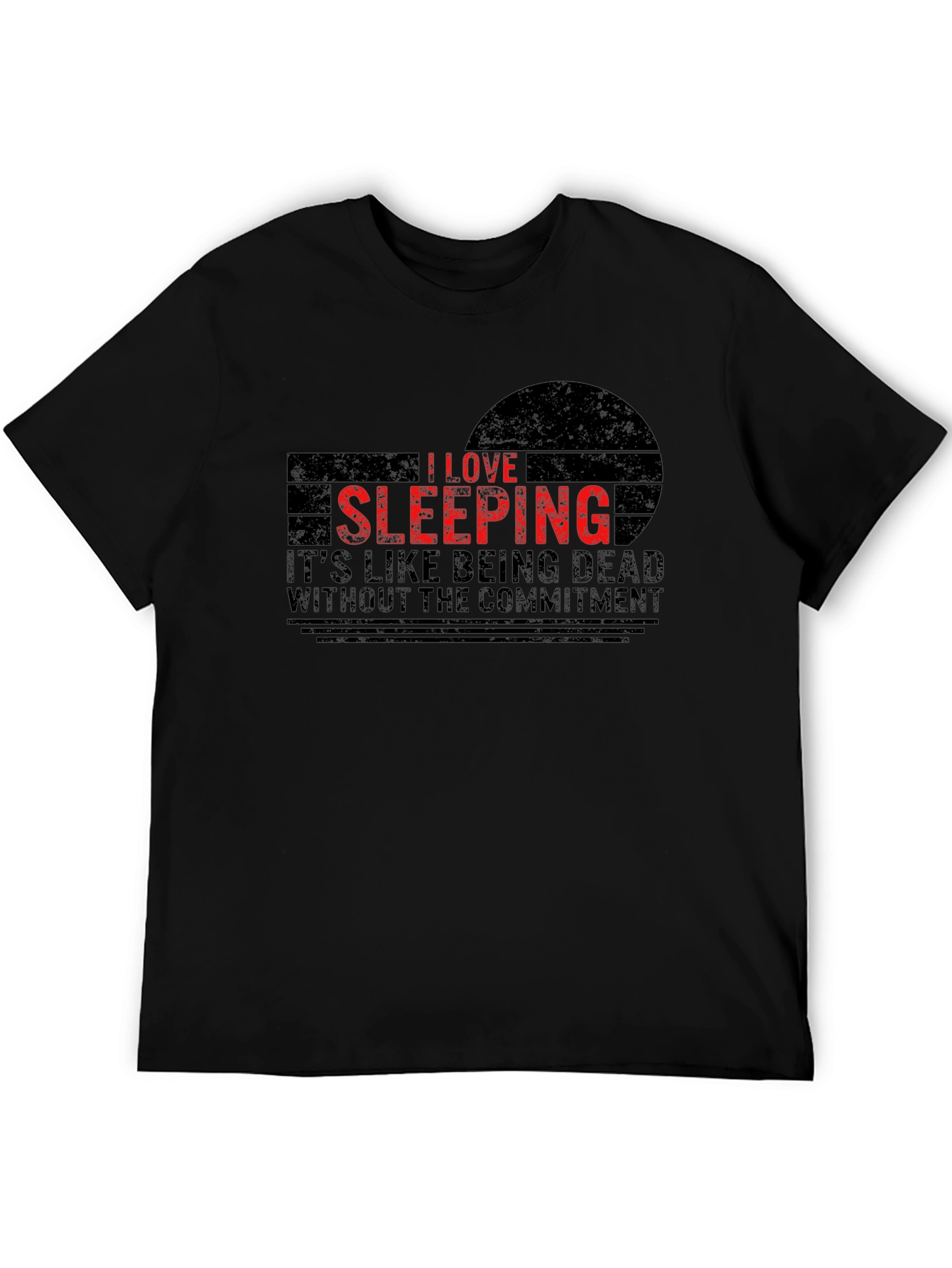 I Love Sleeping T-Shirt - Funny Graphic Tee