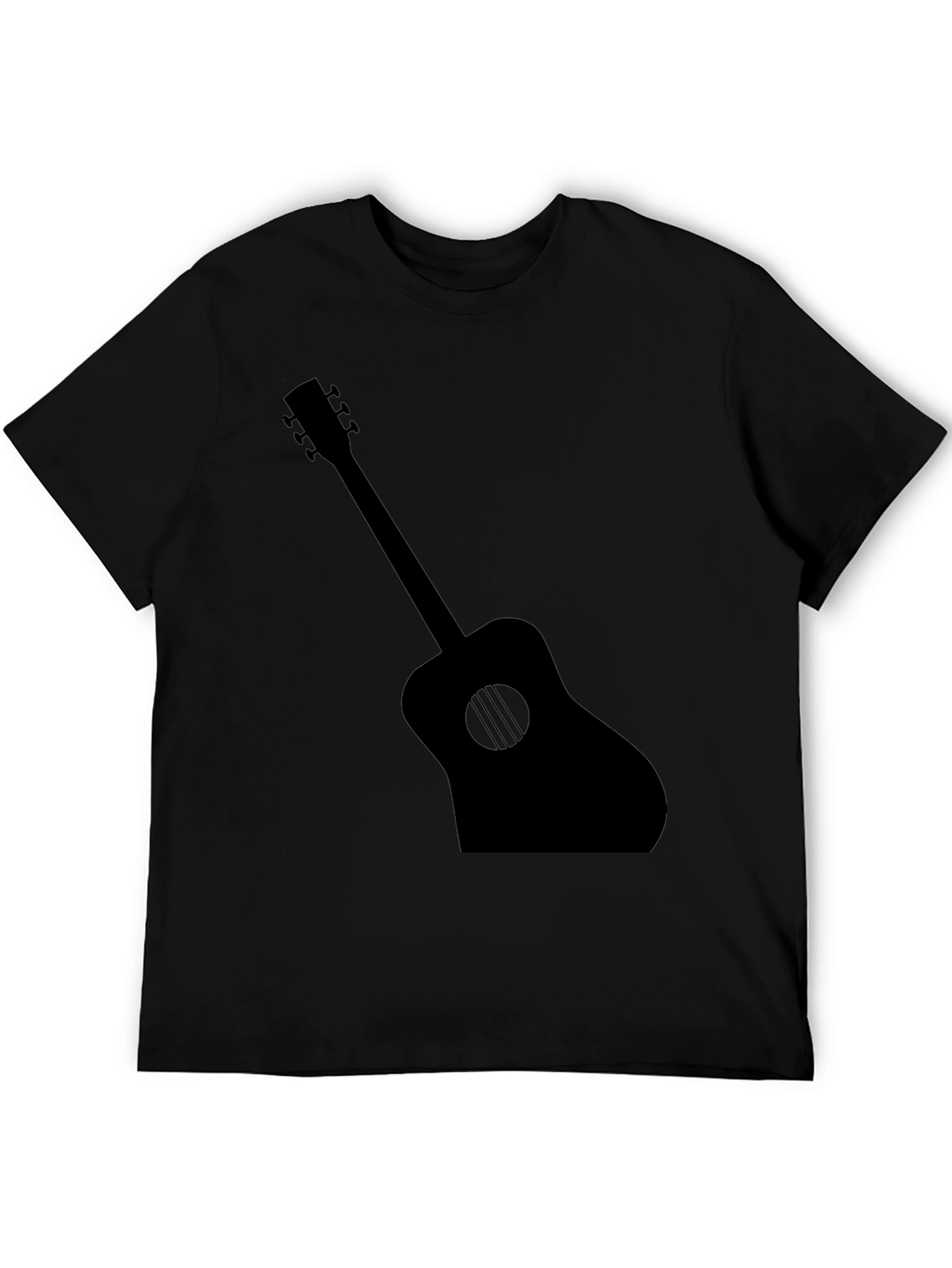 Guitar Silhouette Graphic Tee - Music Lovers T-Shirt
