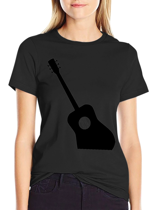 Guitar Silhouette Graphic Tee - Music Lovers T-Shirt