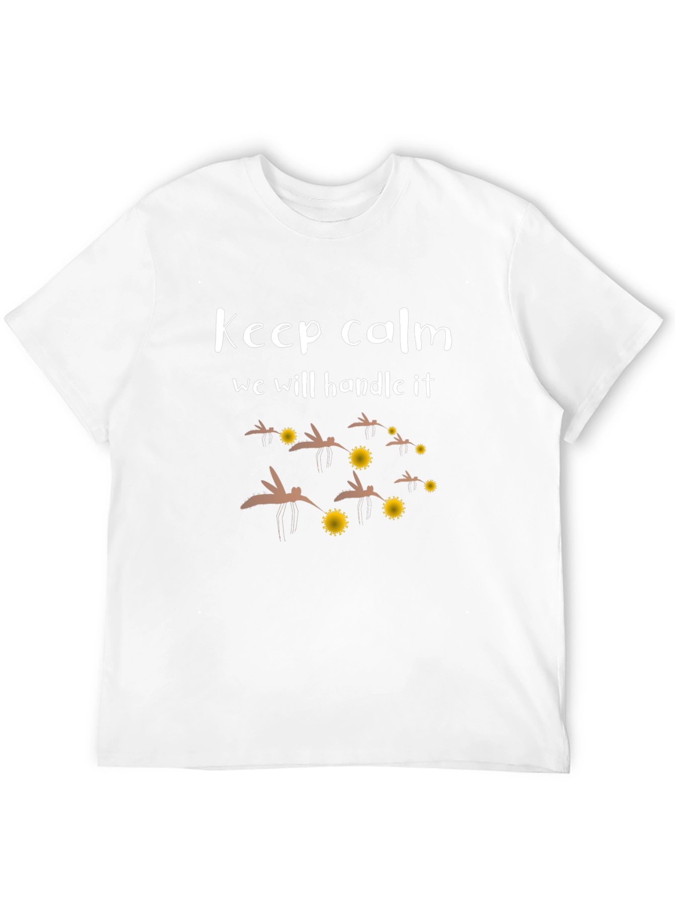 Keep Calm Mosquito Squad Black T-Shirt