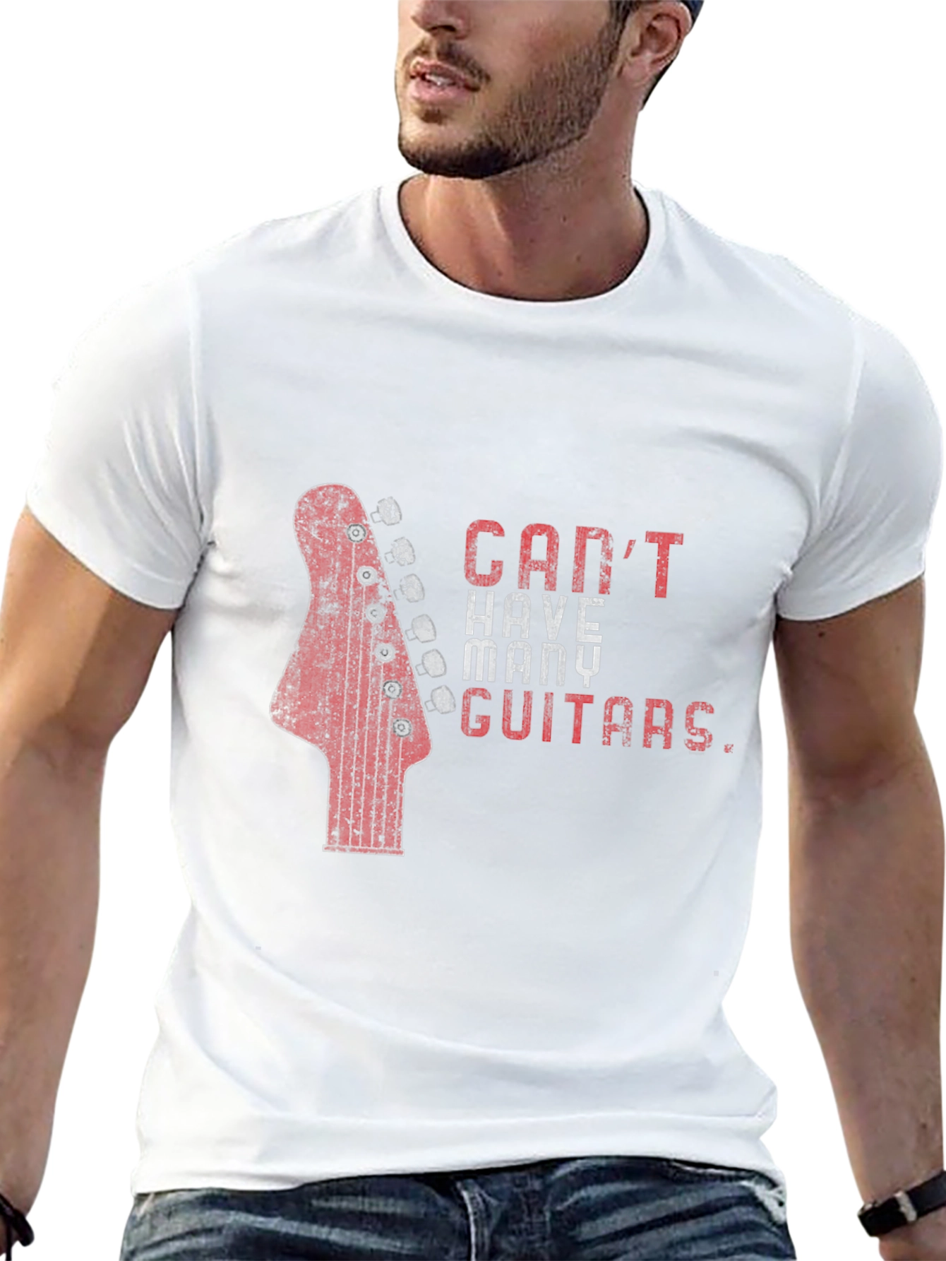Cant Have Too Many Guitars T-Shirt - Black