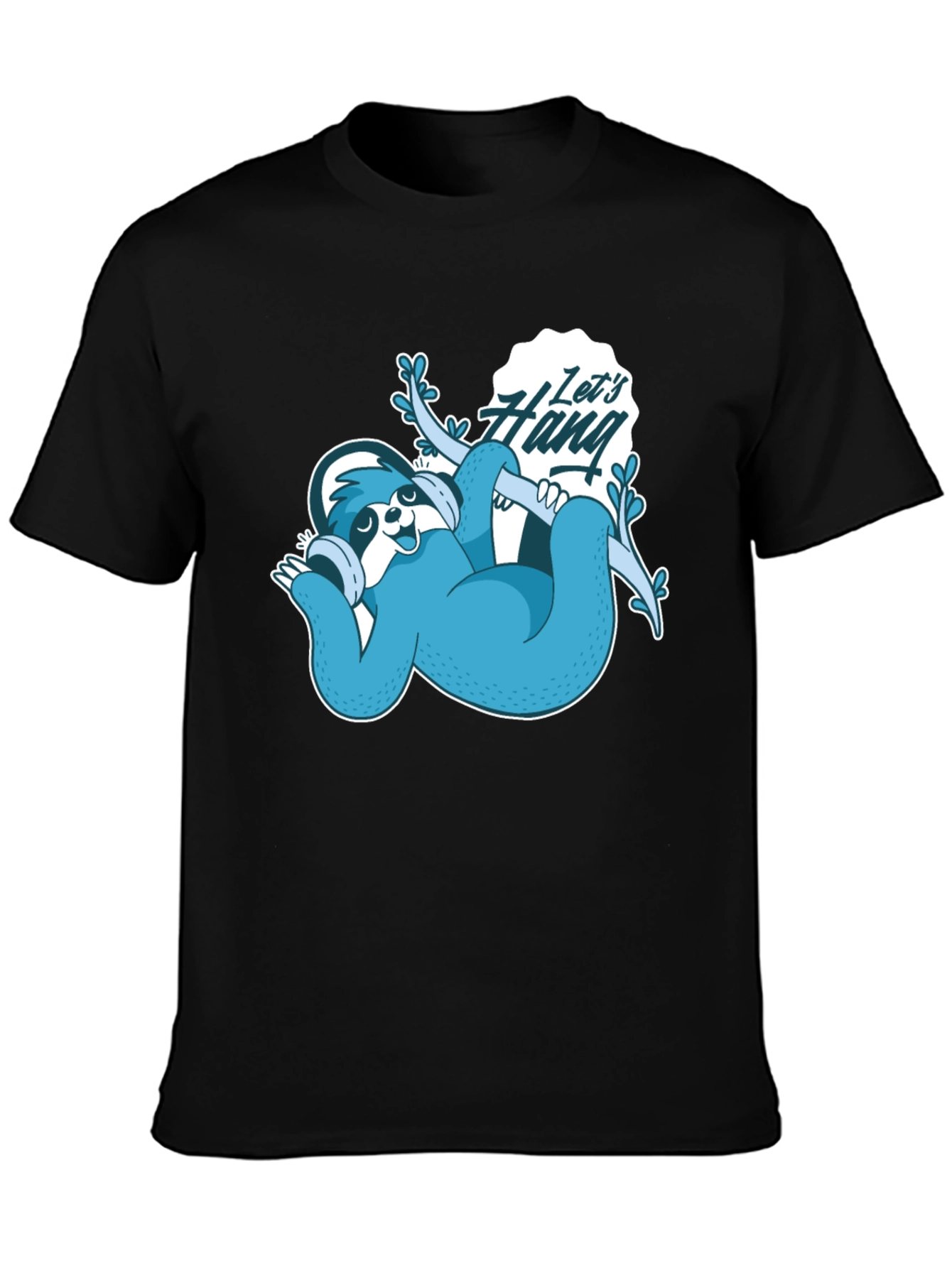 Cool Sloth Lets Hang Graphic Tee