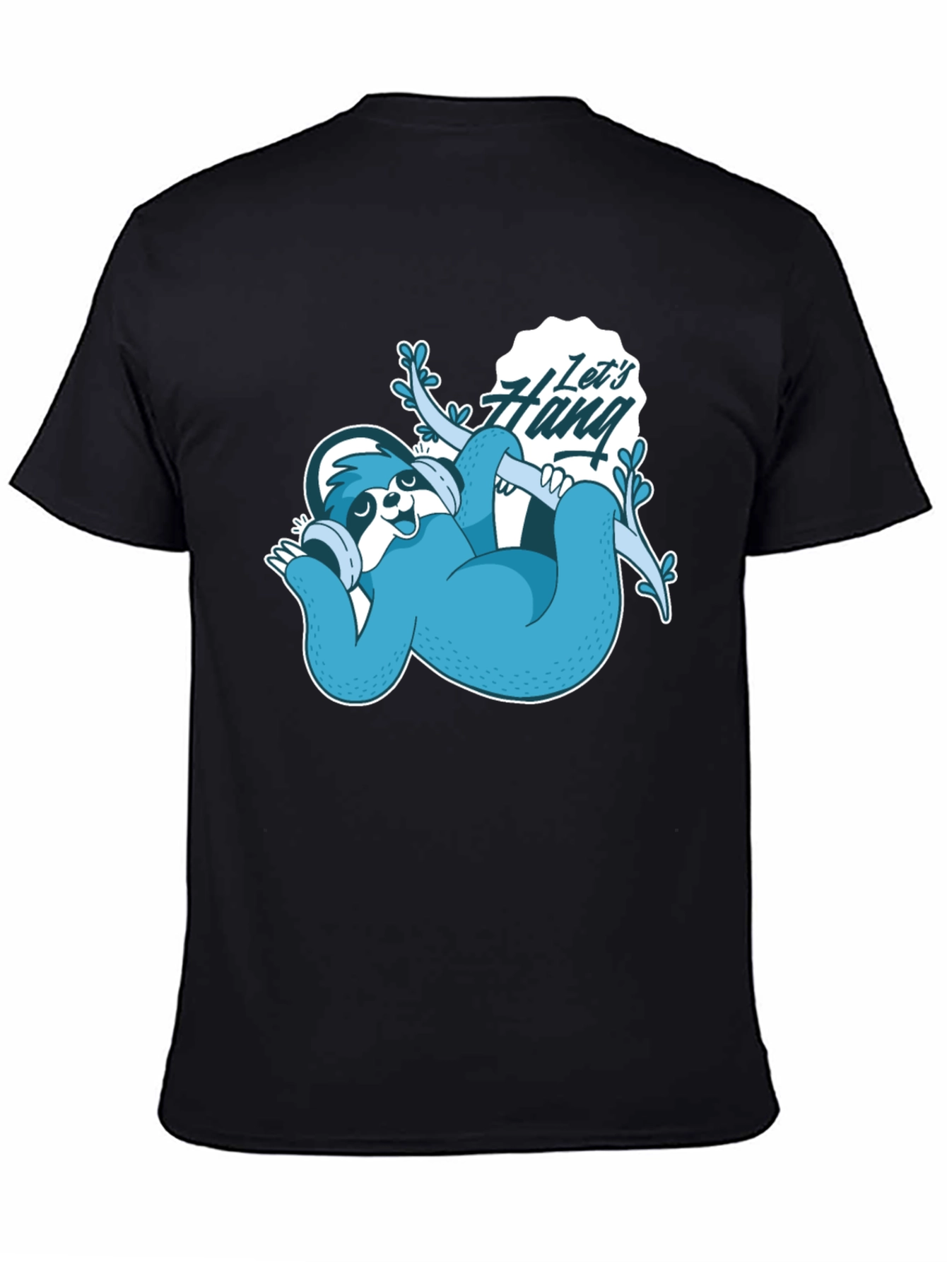 Cool Sloth Lets Hang Graphic Tee