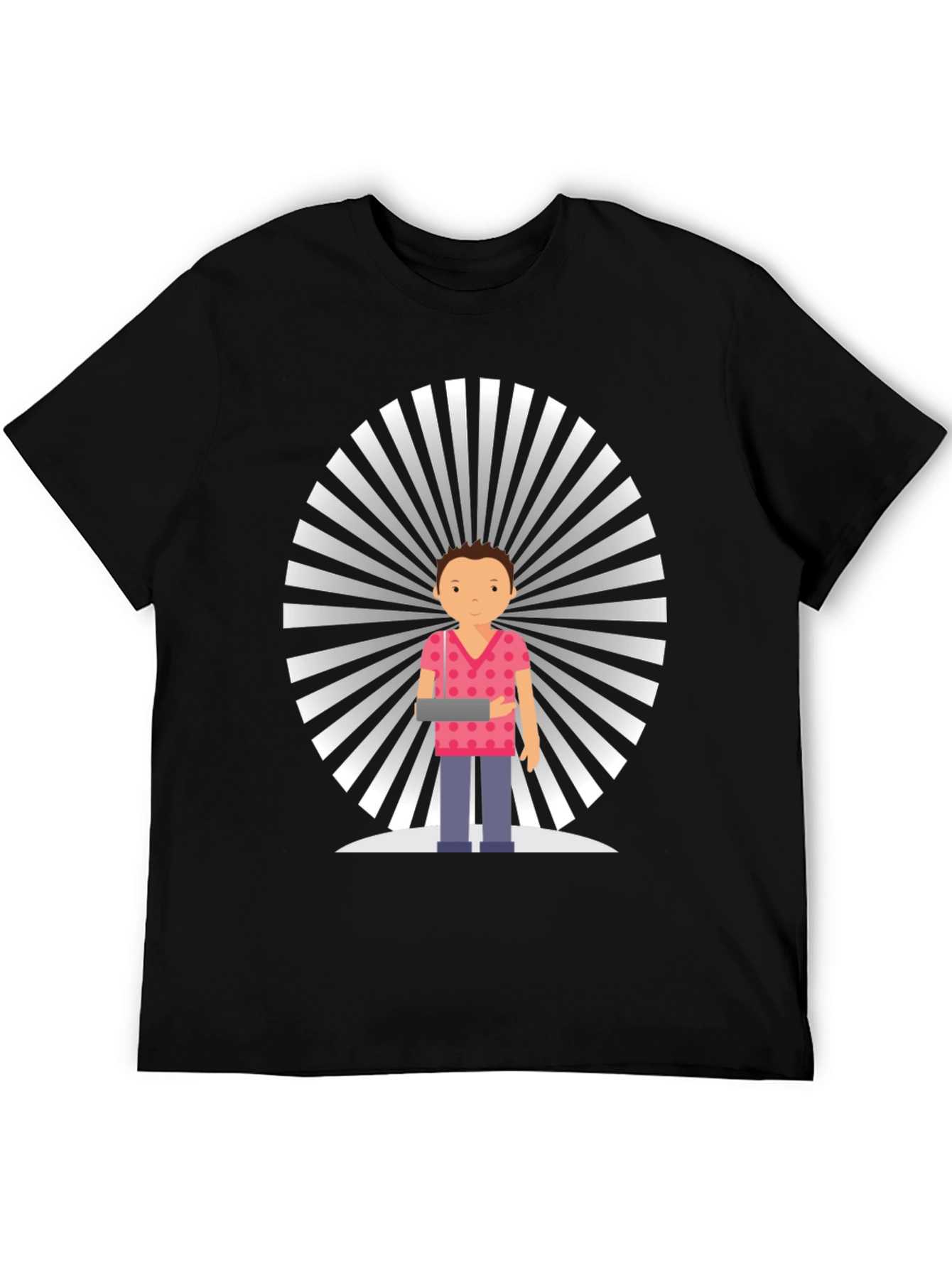 Cartoon Character Graphic T-Shirt