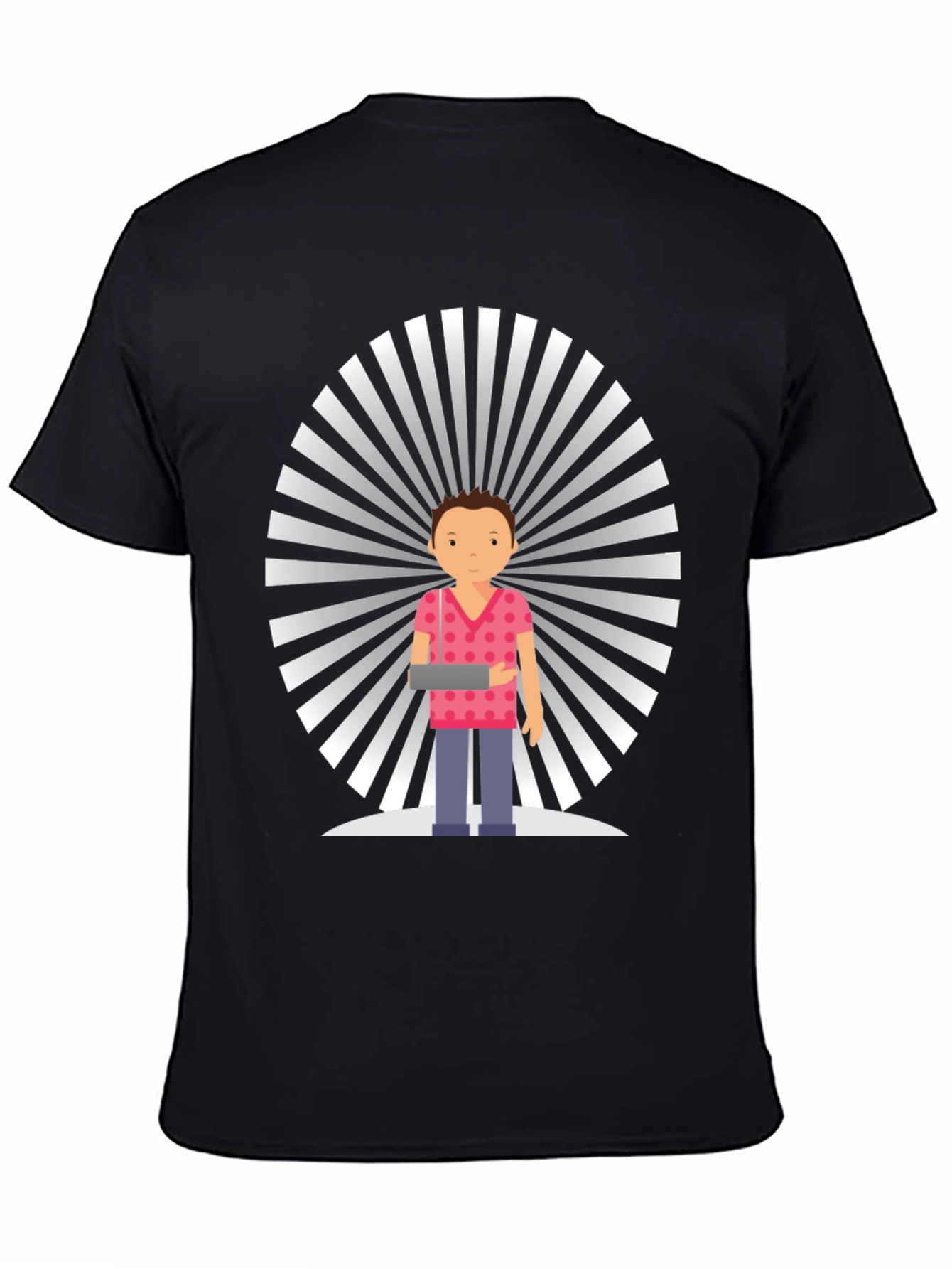 Cartoon Character Graphic T-Shirt