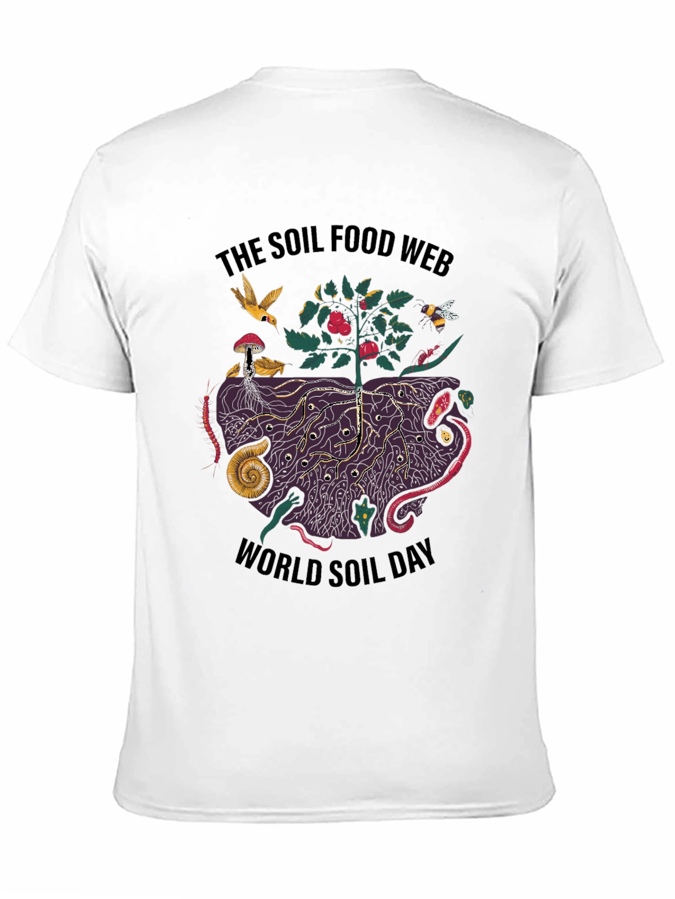 Soil Food Web T-Shirt - World Soil Day
