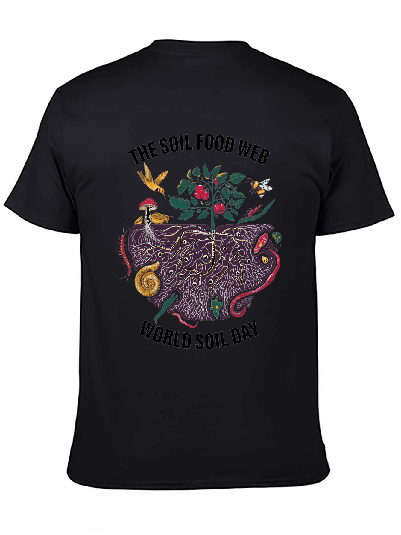 Soil Food Web T-Shirt - World Soil Day
