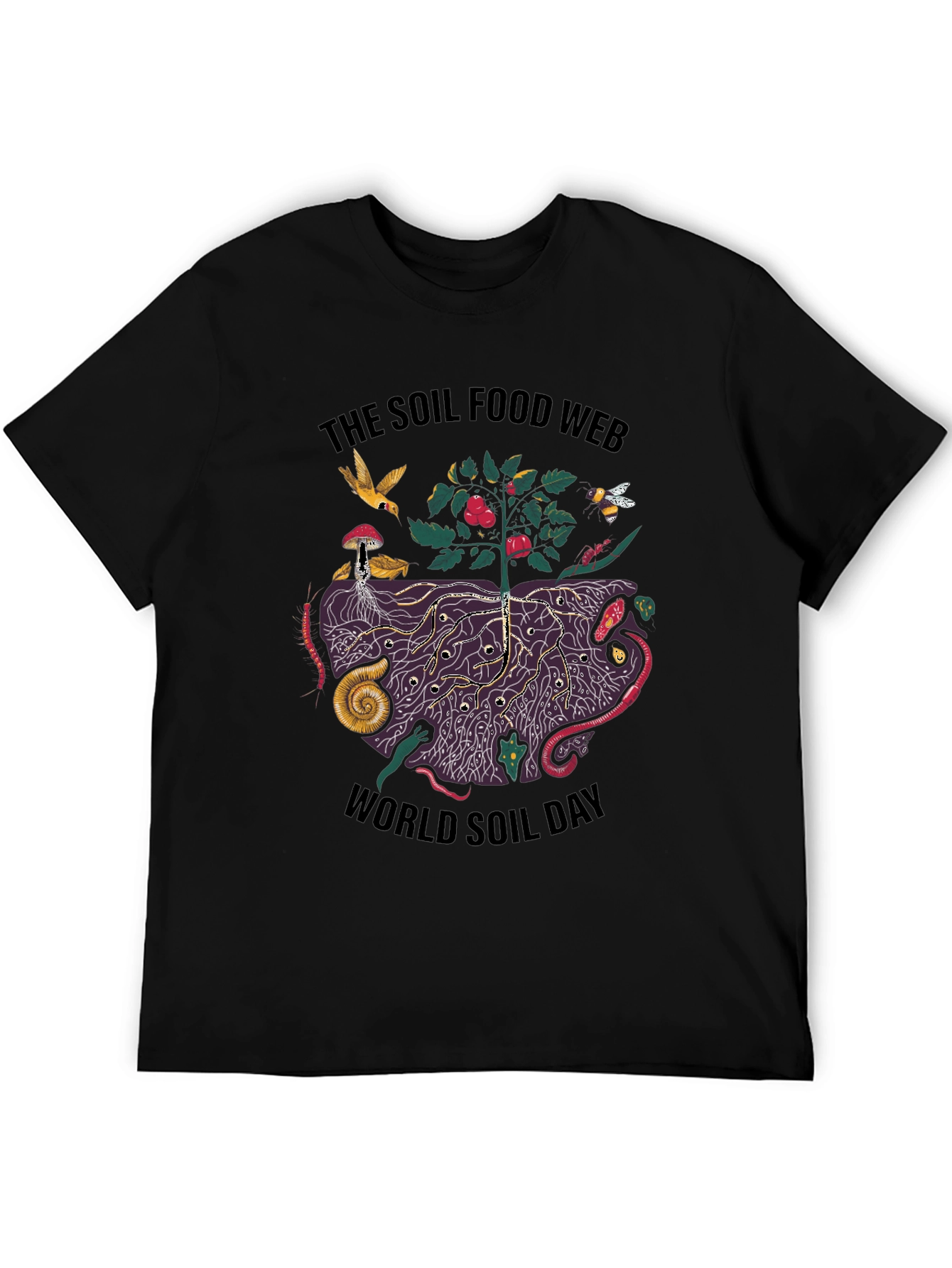 Soil Food Web T-Shirt - World Soil Day