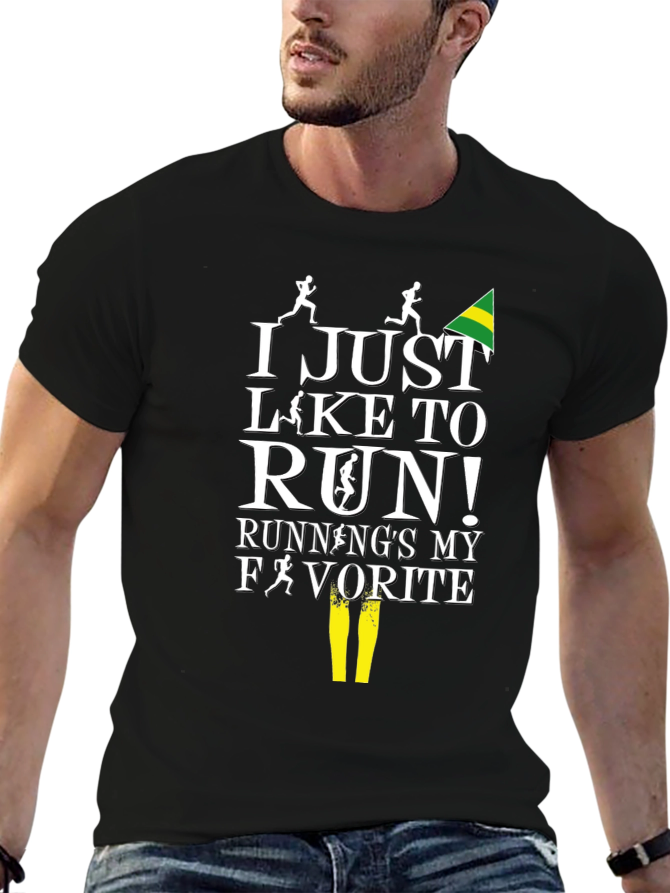 Funny Running T-Shirt - I Just Like to Run!
