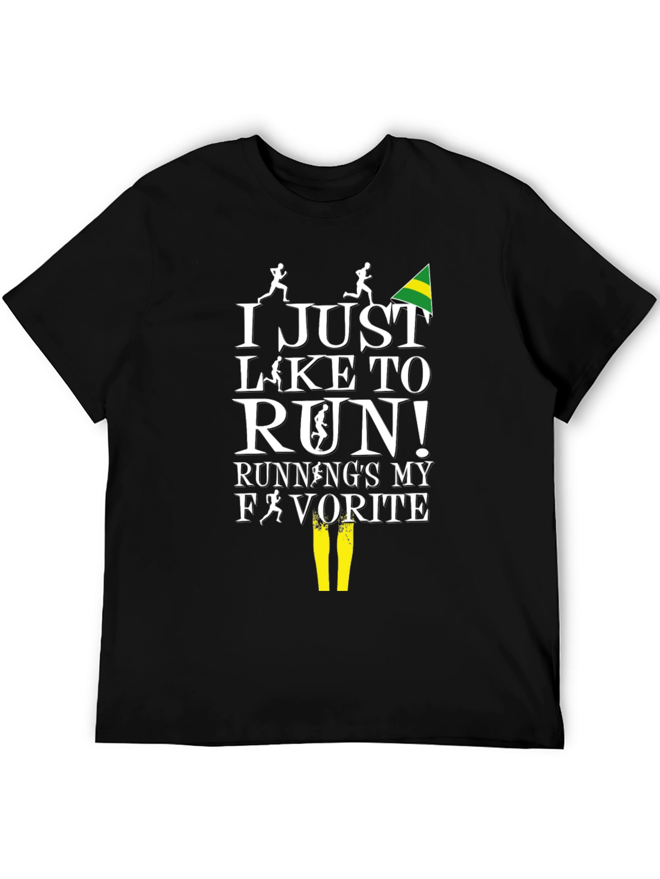 Funny Running T-Shirt - I Just Like to Run!