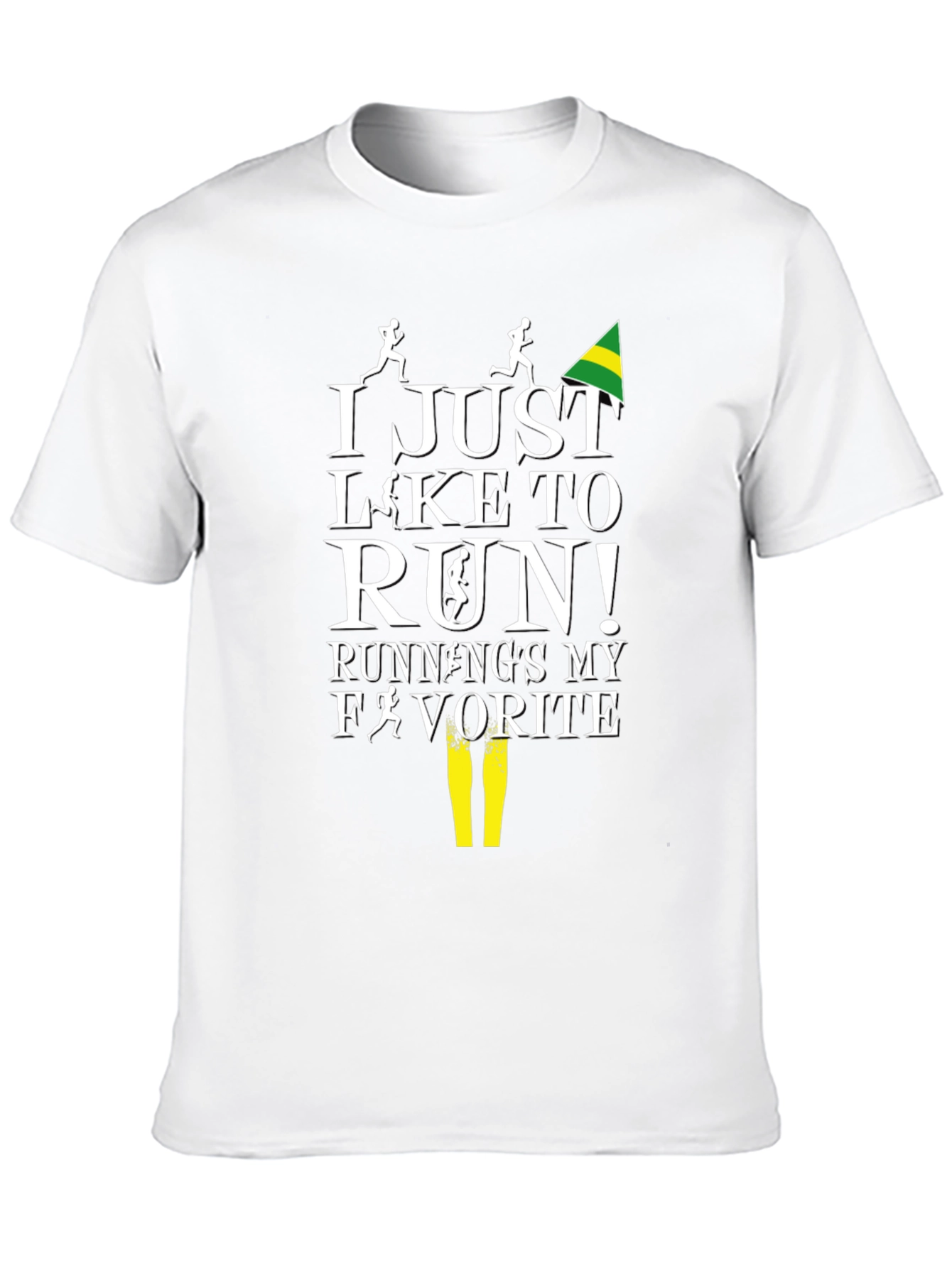 Funny Running T-Shirt - I Just Like to Run!