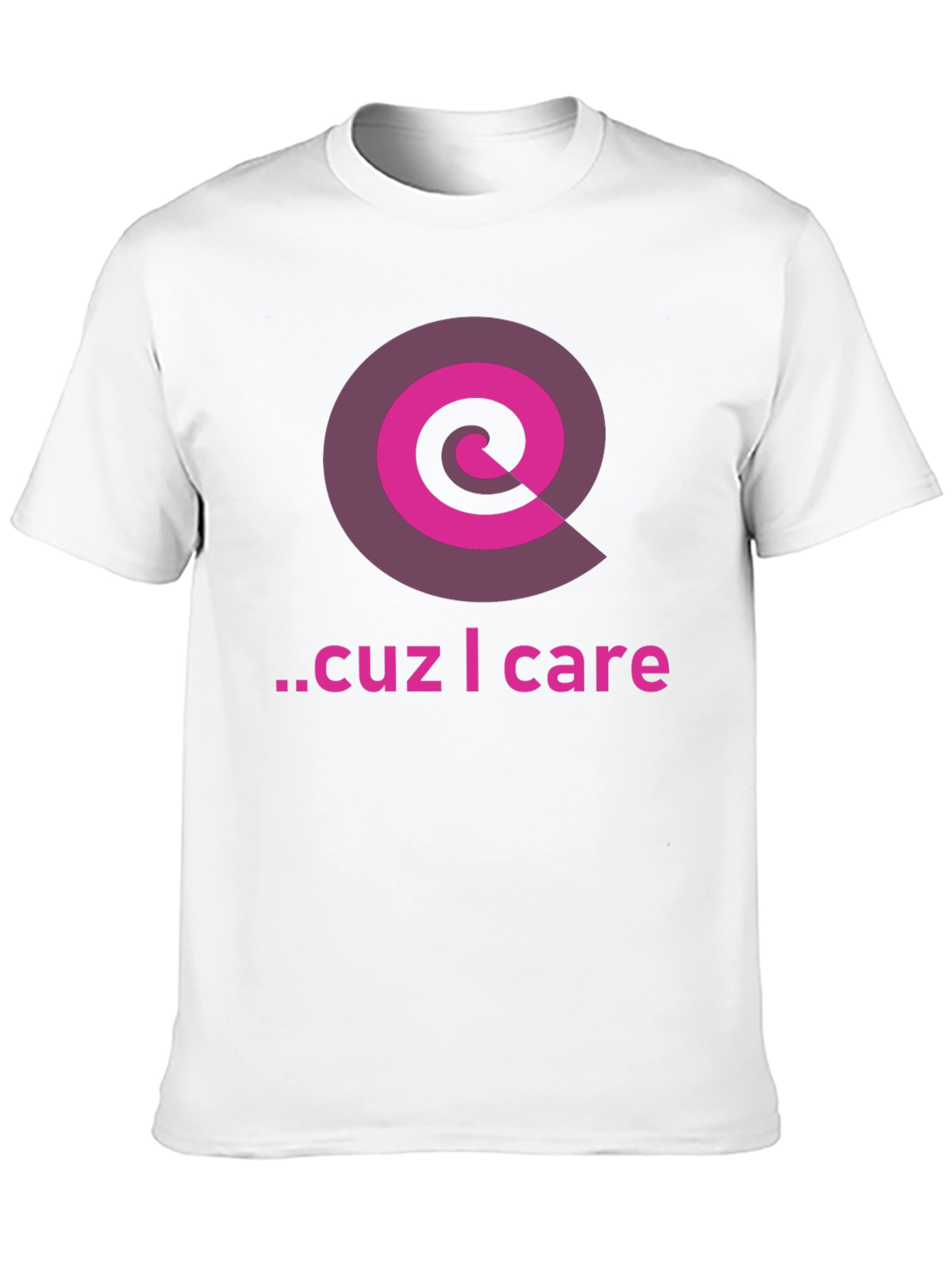 Cause I Care Black Graphic Tee